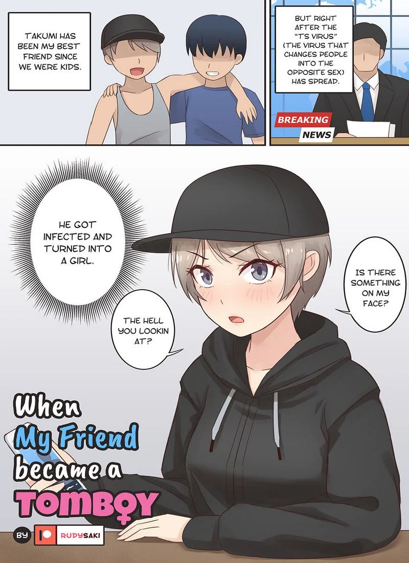 When My Friend Became a Tomboy [RudySaki] cover