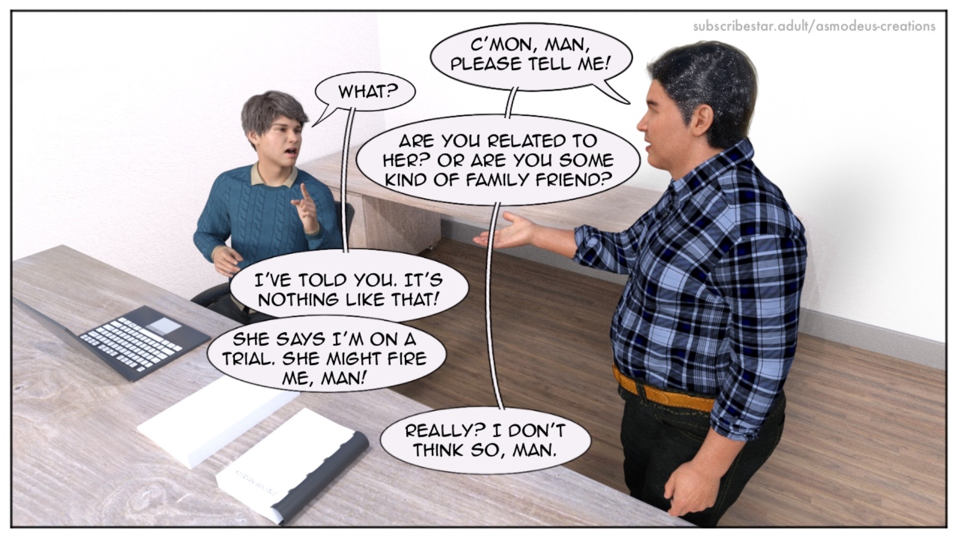 My New Job [Asmodeu], My New Job2, page 3 of 21