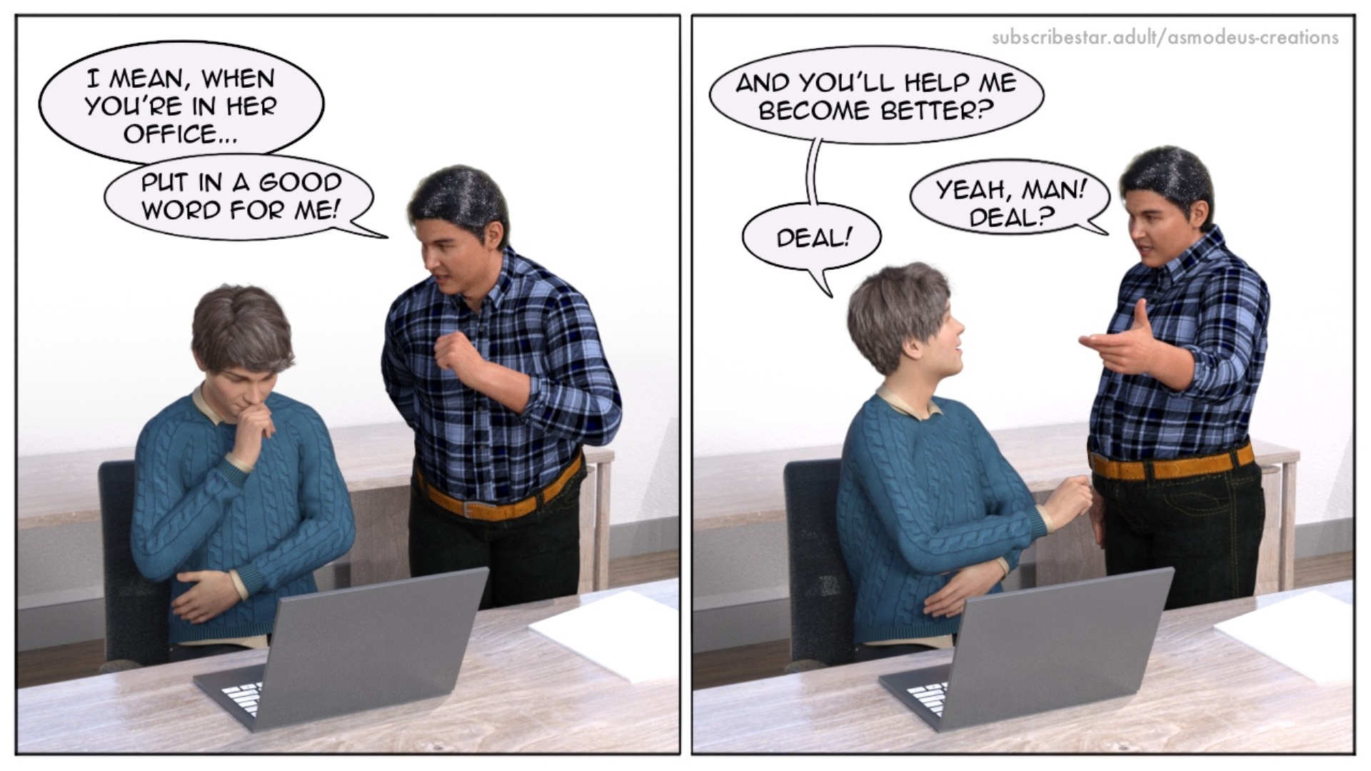 My New Job [Asmodeu], My New Job2, page 5 of 21