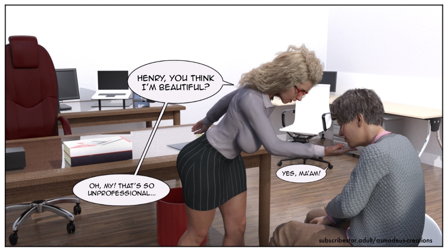 My New Job [Asmodeu], My New Job1, page 24 of 60