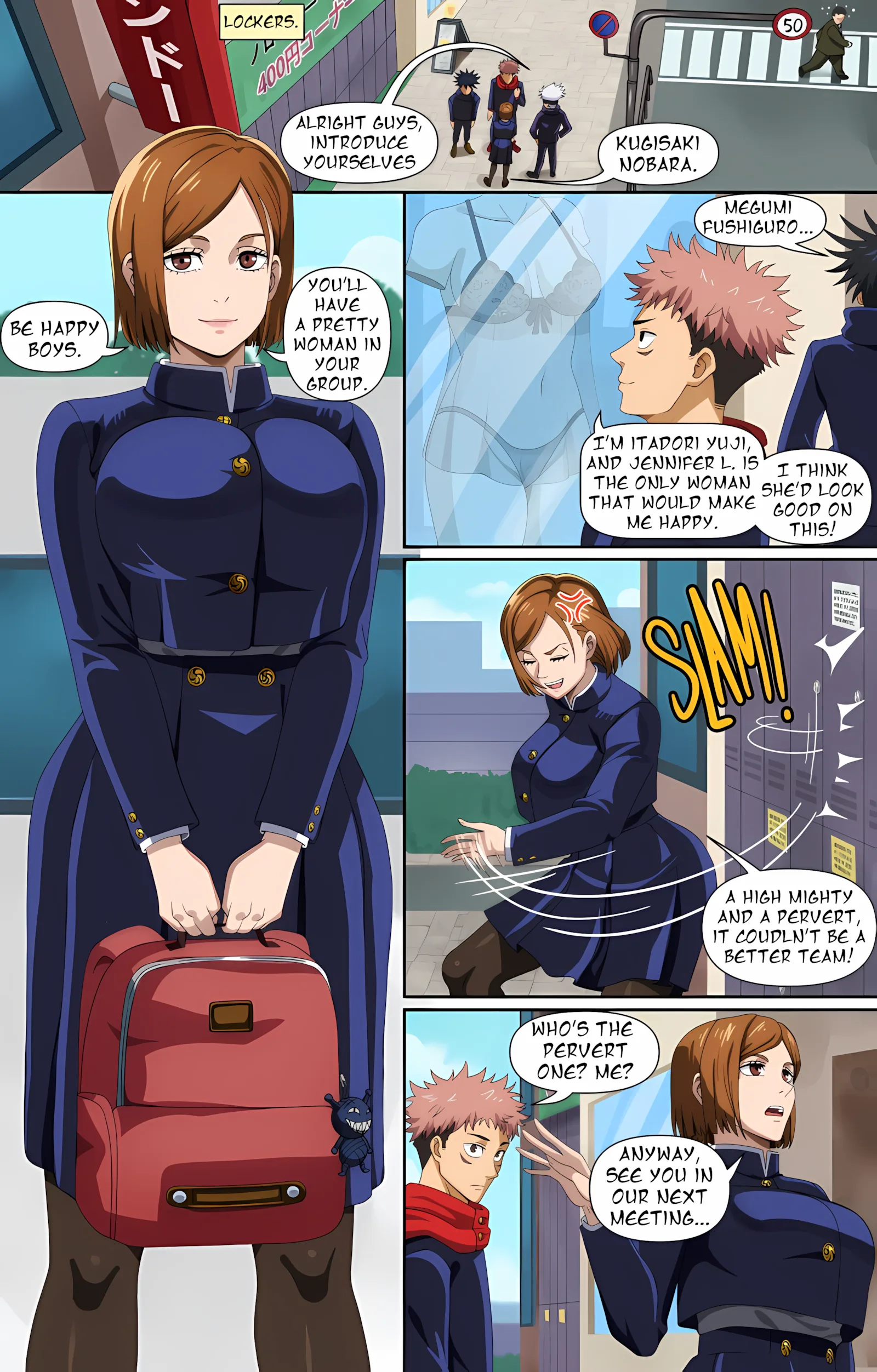 Nobara and Yuji [Jujutsu Kaisen] [PinkPawg], Nobara and Yuji [Jujutsu Kaisen], page 1 of 16