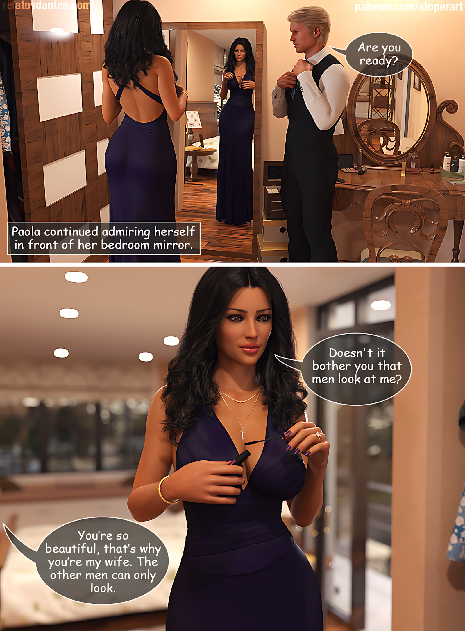Paola Unfaithful for Revenge [Stope Art], Paola Unfaithful for Revenge, page 13 of 47