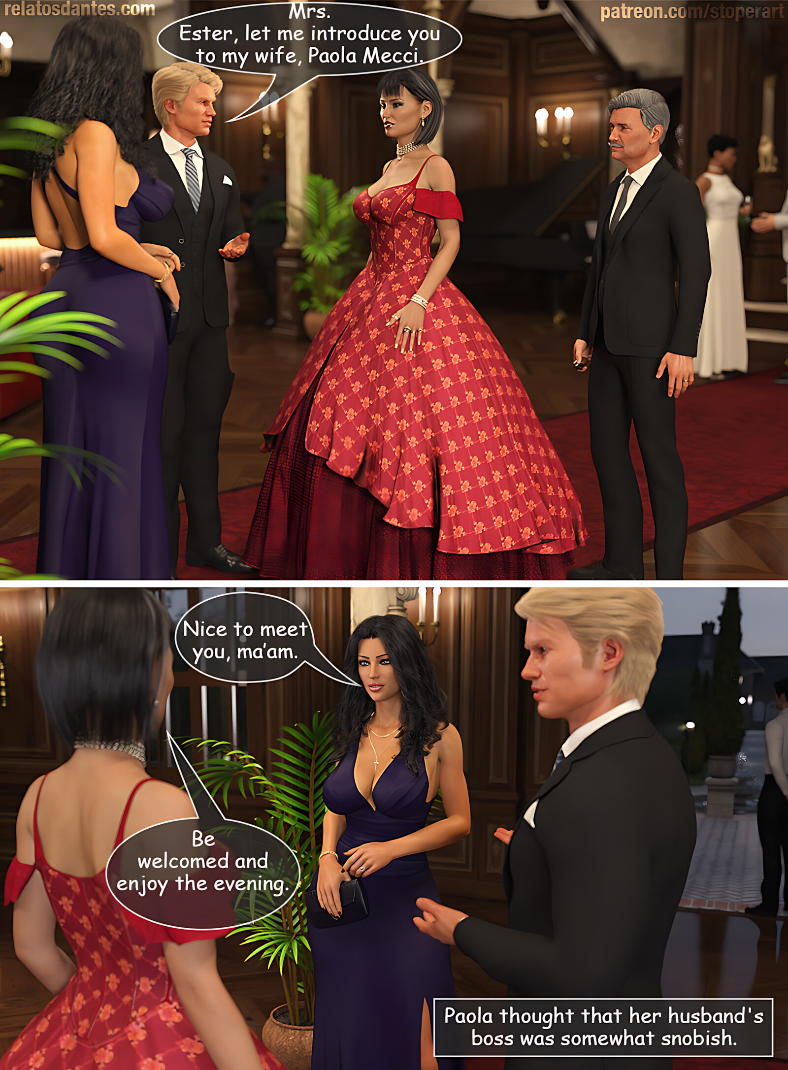 Paola Unfaithful for Revenge [Stope Art], Paola Unfaithful for Revenge, page 18 of 47