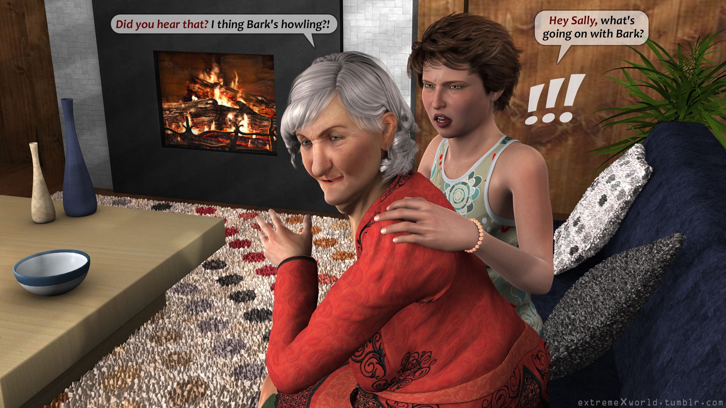 Sally & Bark [ExtremeXWorld], Sally & Bark 1 [ExtremeXWorld], page 55 of 74