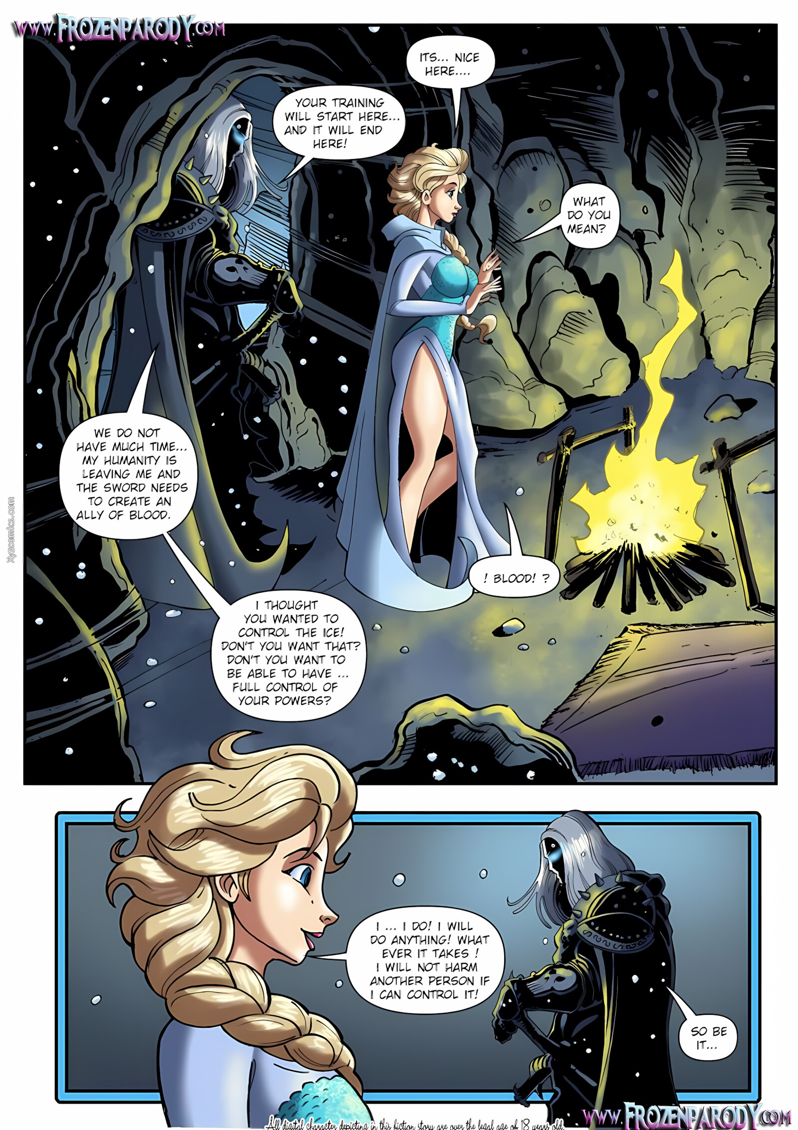 Saviour’s Hard Dick [FrozenParody], Saviour’s Hard Dick, page 4 of 12