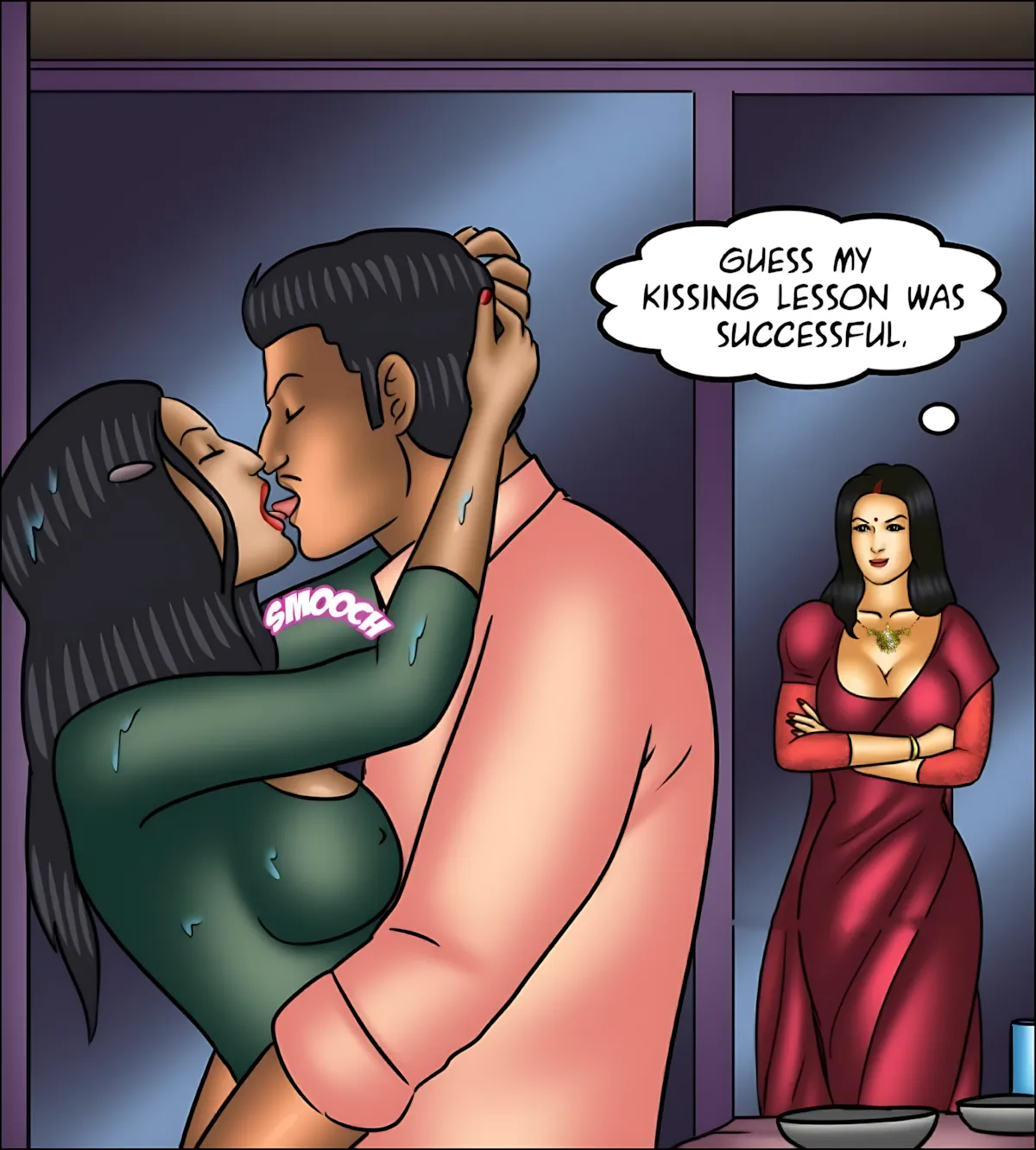 Savita Bhabhi 141-153 [Kirtu], Savita Bhabhi Episode 153 - Lessons In Lovemaking, page 35 of 139