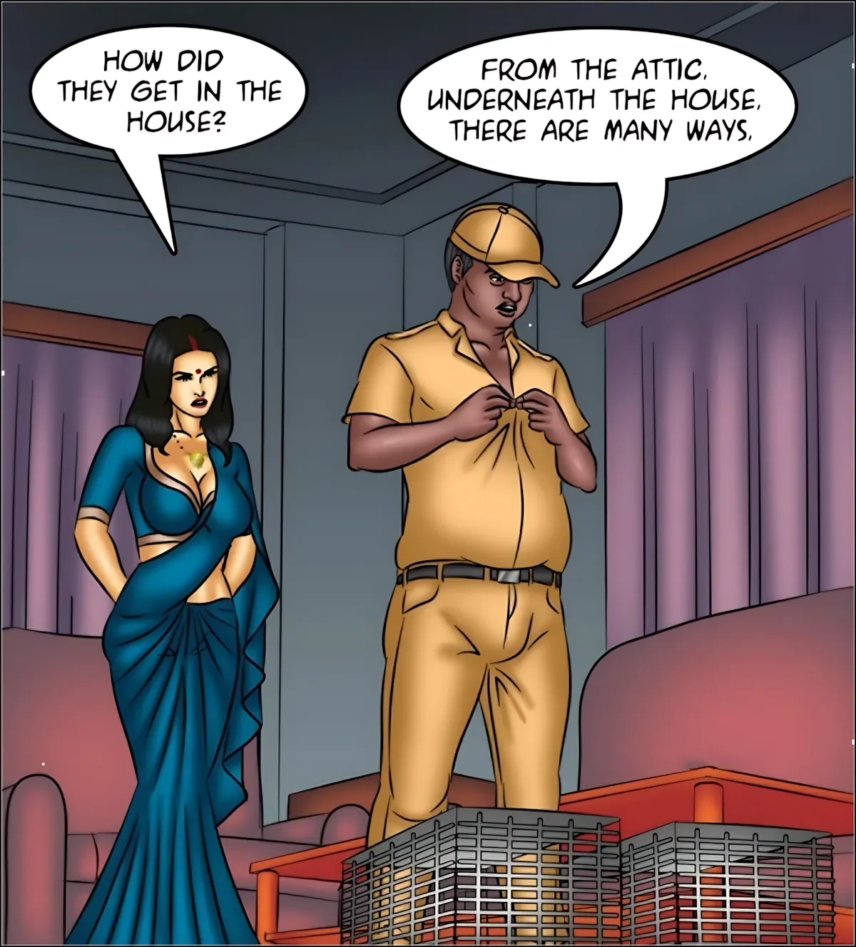 Savita Bhabhi 141-153 [Kirtu], Savita Bhabhi Episode 152 - Monkey Business, page 62 of 143