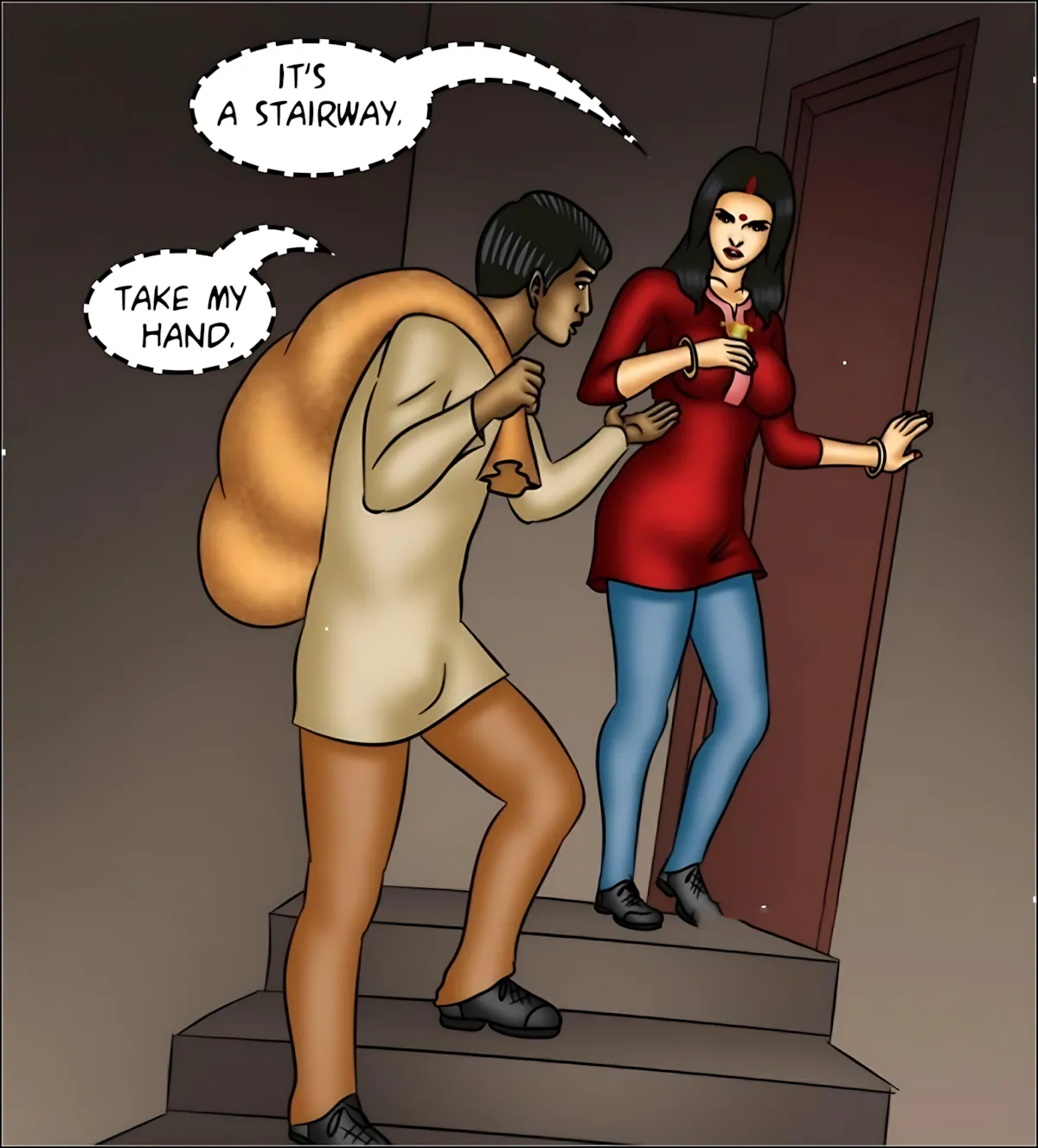 Savita Bhabhi 141-153 [Kirtu], Savita Bhabhi Episode 151 - The Last Woman on Earth, page 108 of 140