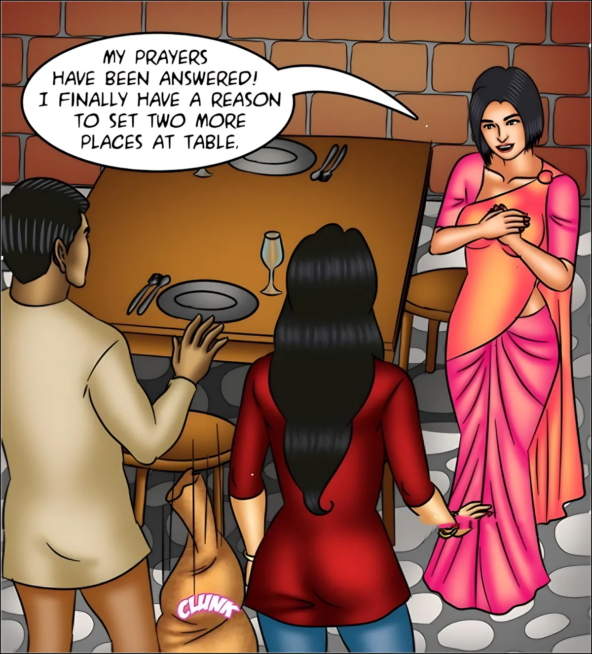 Savita Bhabhi 141-153 [Kirtu], Savita Bhabhi Episode 151 - The Last Woman on Earth, page 109 of 140