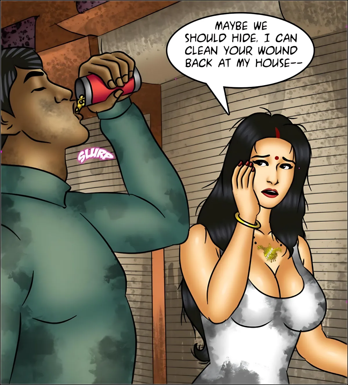 Savita Bhabhi 141-153 [Kirtu], Savita Bhabhi Episode 151 - The Last Woman on Earth, page 24 of 140