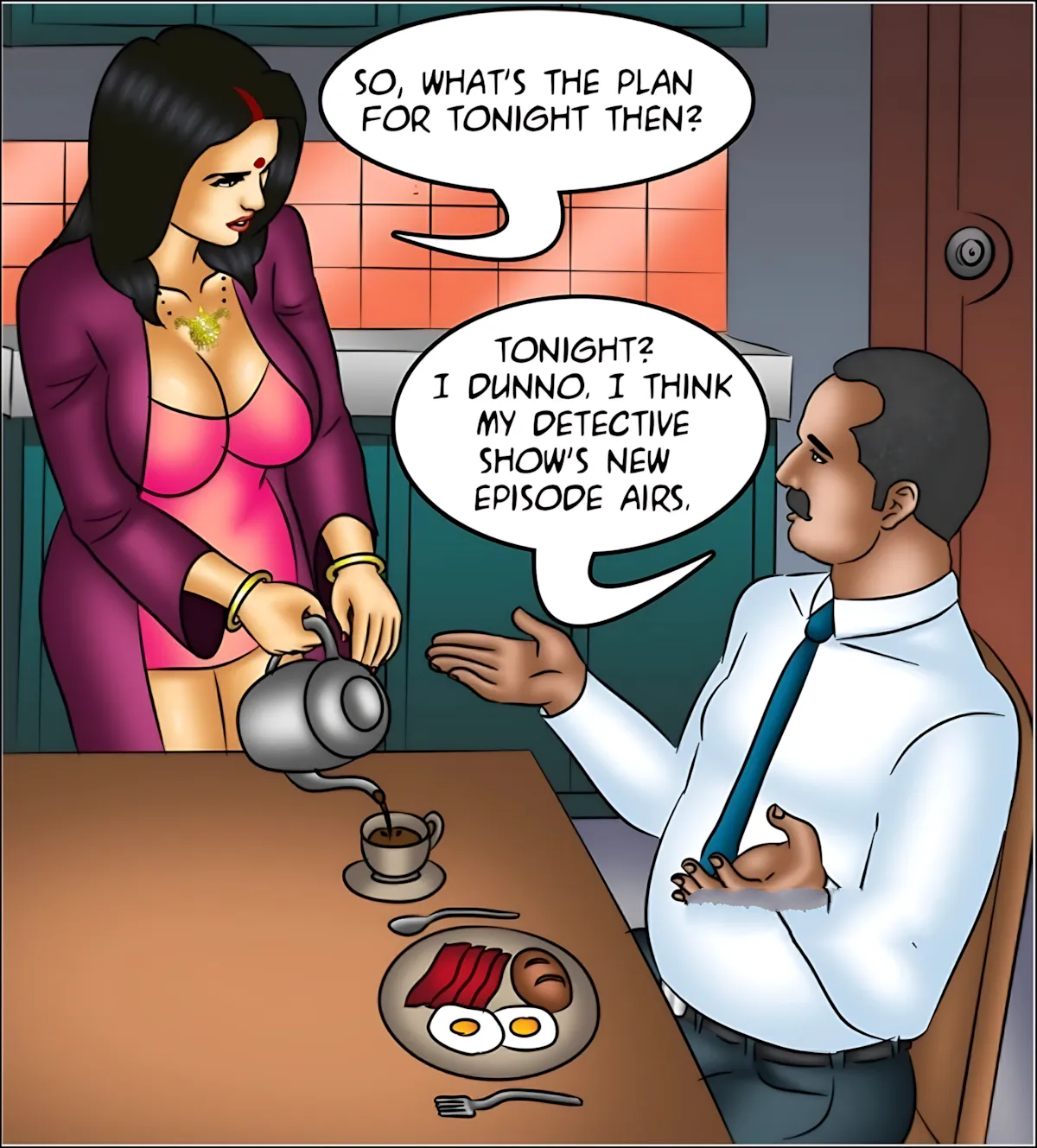 Savita Bhabhi 141-153 [Kirtu], Savita Bhabhi Episode 150 - Vamika's Secret, page 20 of 129