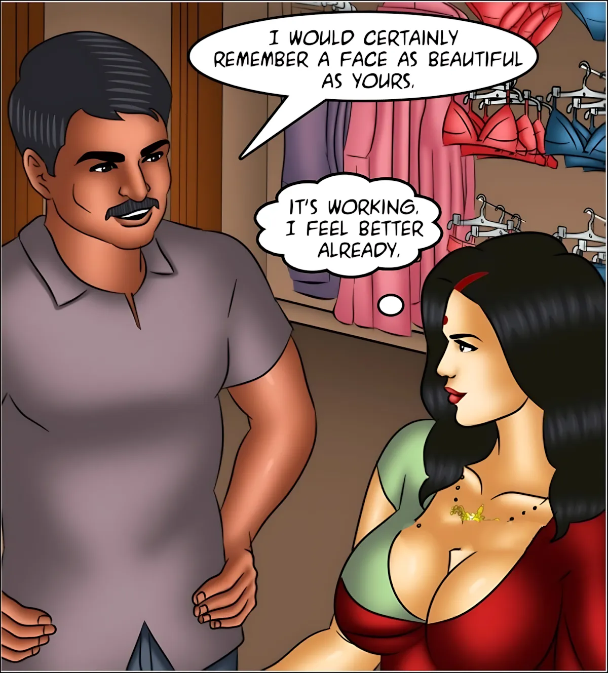 Savita Bhabhi 141-153 [Kirtu], Savita Bhabhi Episode 150 - Vamika's Secret, page 40 of 129