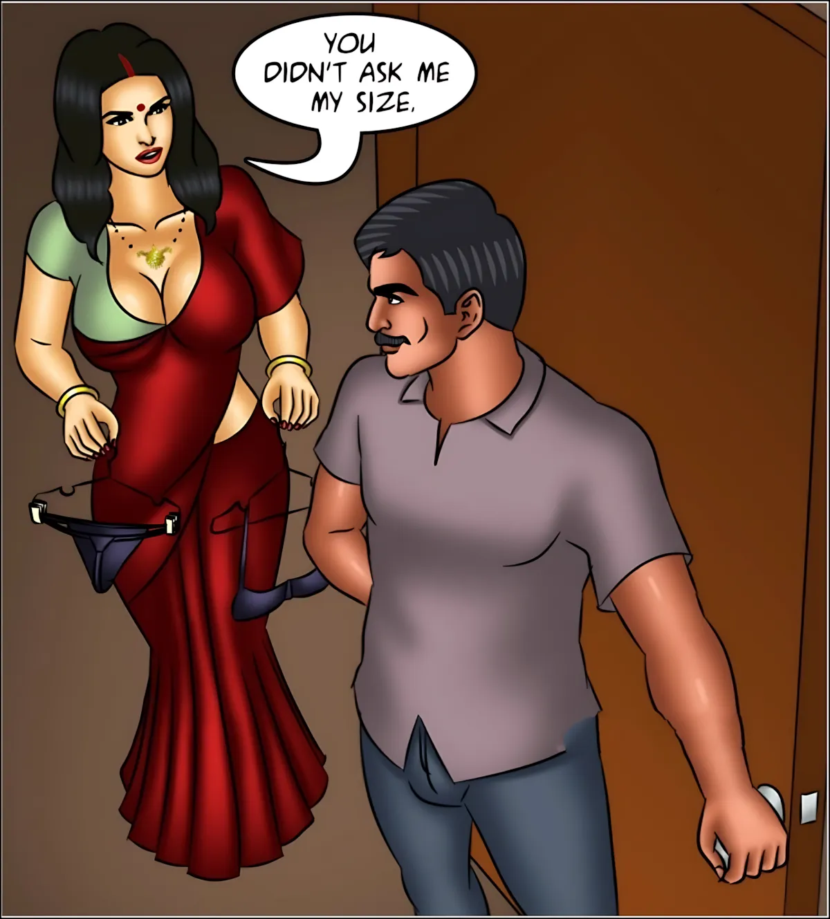 Savita Bhabhi 141-153 [Kirtu], Savita Bhabhi Episode 150 - Vamika's Secret, page 44 of 129