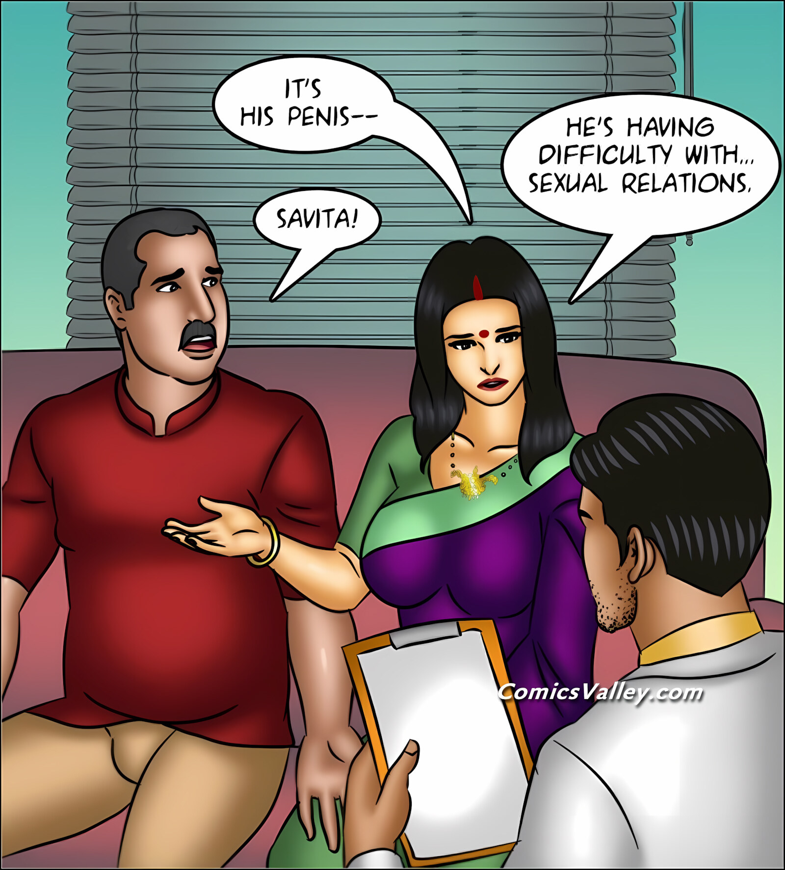 Savita Bhabhi 141-153 [Kirtu], Savita Bhabhi 148 - Little Blue Pill, page 43 of 142