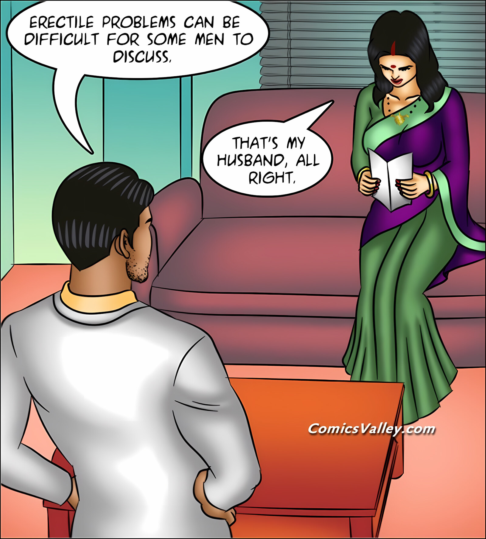 Savita Bhabhi 141-153 [Kirtu], Savita Bhabhi 148 - Little Blue Pill, page 55 of 142