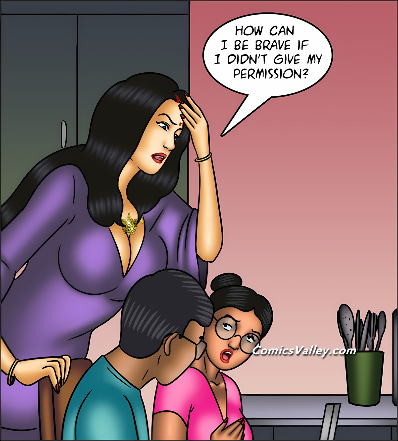 Savita Bhabhi 141-153 [Kirtu], Savita Bhabhi 147 - The Artist's Muse 2, page 45 of 142