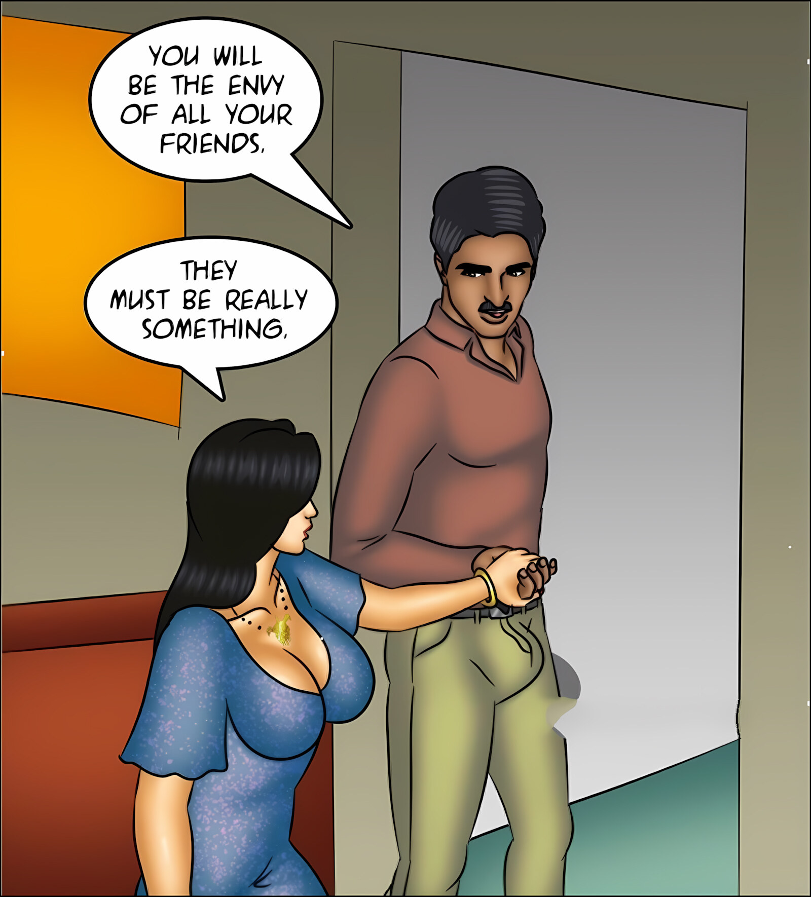 Savita Bhabhi 141-153 [Kirtu], Savita Bhabhi 146 - The Other Shoe Drops, page 68 of 142
