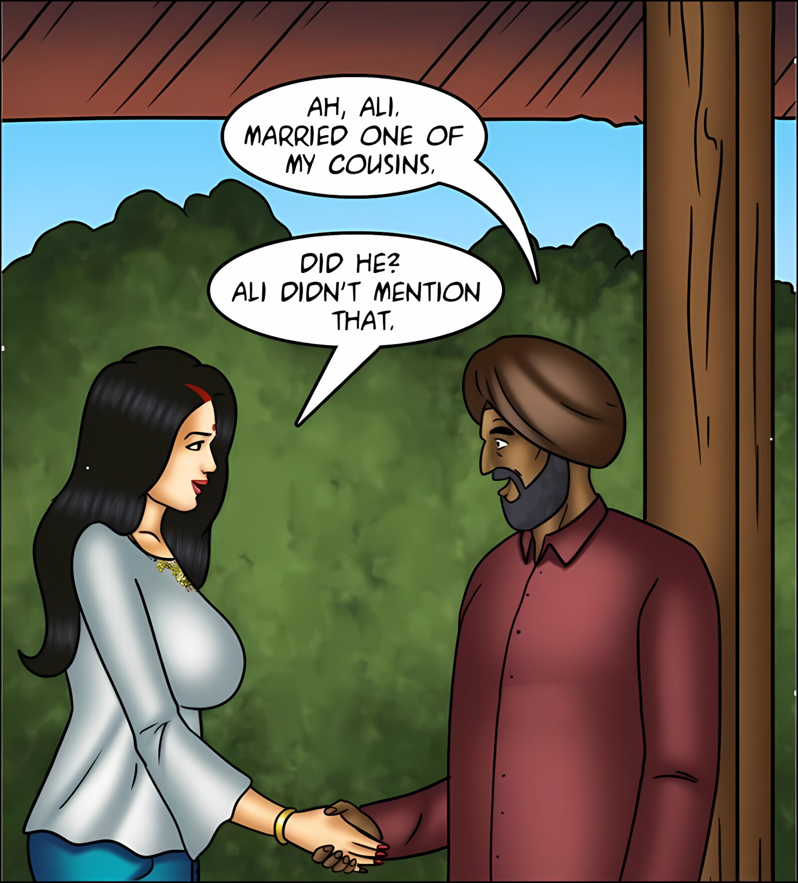 Savita Bhabhi 141-153 [Kirtu], Savita Bhabhi 144 - Milking It!, page 42 of 142
