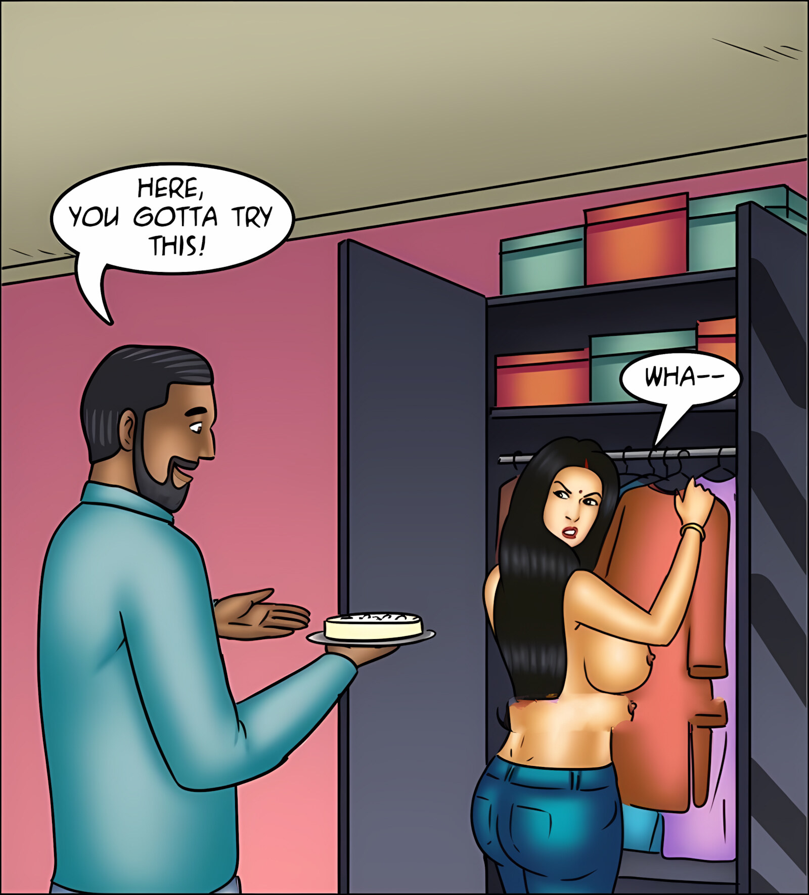 Savita Bhabhi 141-153 [Kirtu], Savita Bhabhi 144 - Milking It!, page 81 of 142