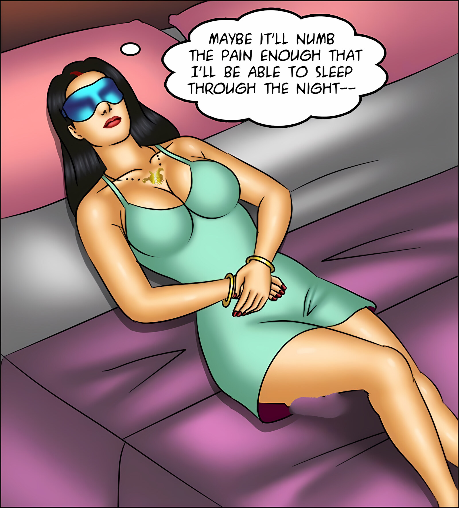 Savita Bhabhi 141-153 [Kirtu], Savita Bhabhi 143 - What a Headache!, page 17 of 142