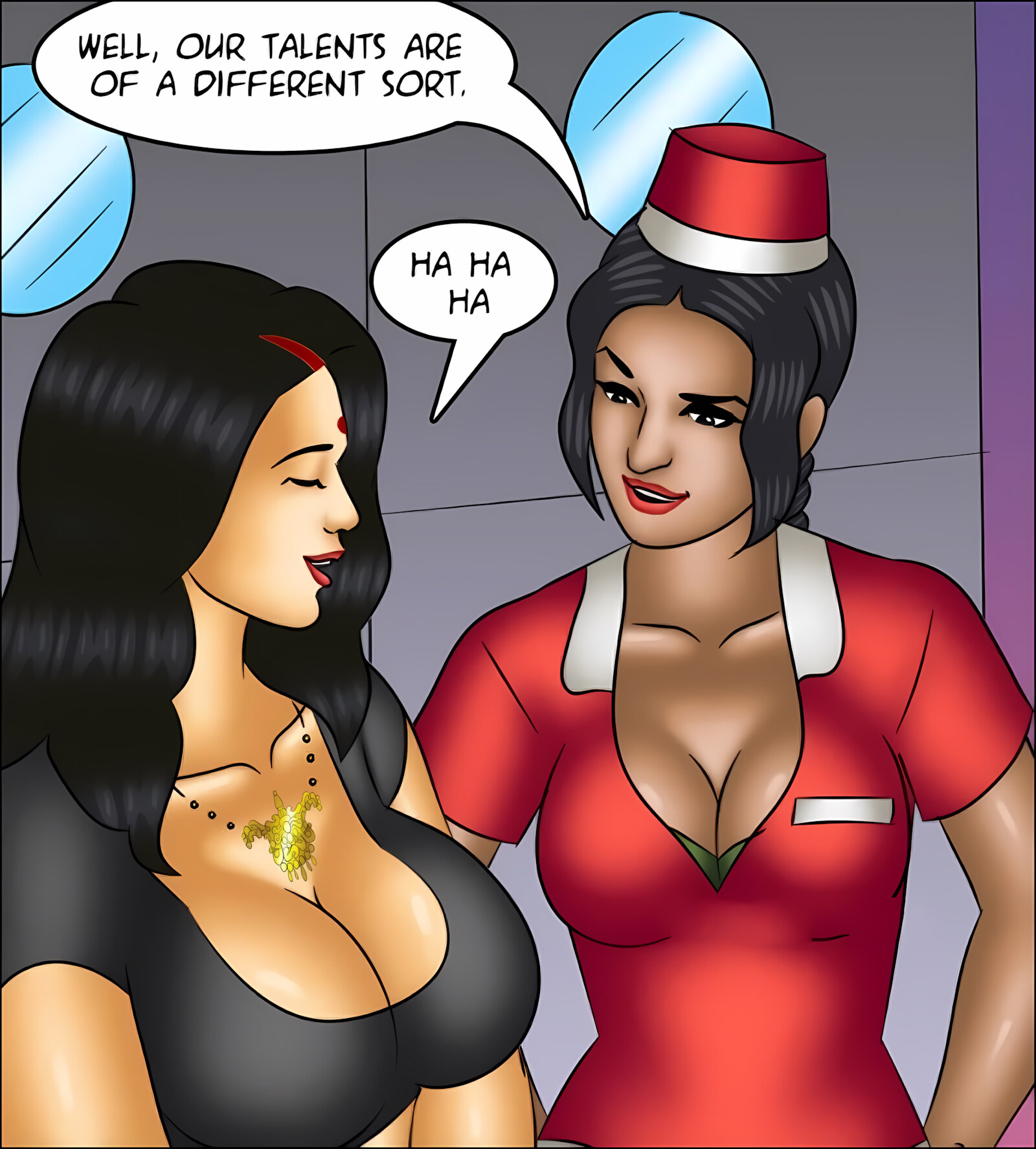 Savita Bhabhi 141-153 [Kirtu], Savita Bhabhi 141 - The Artist's Muse, page 33 of 142