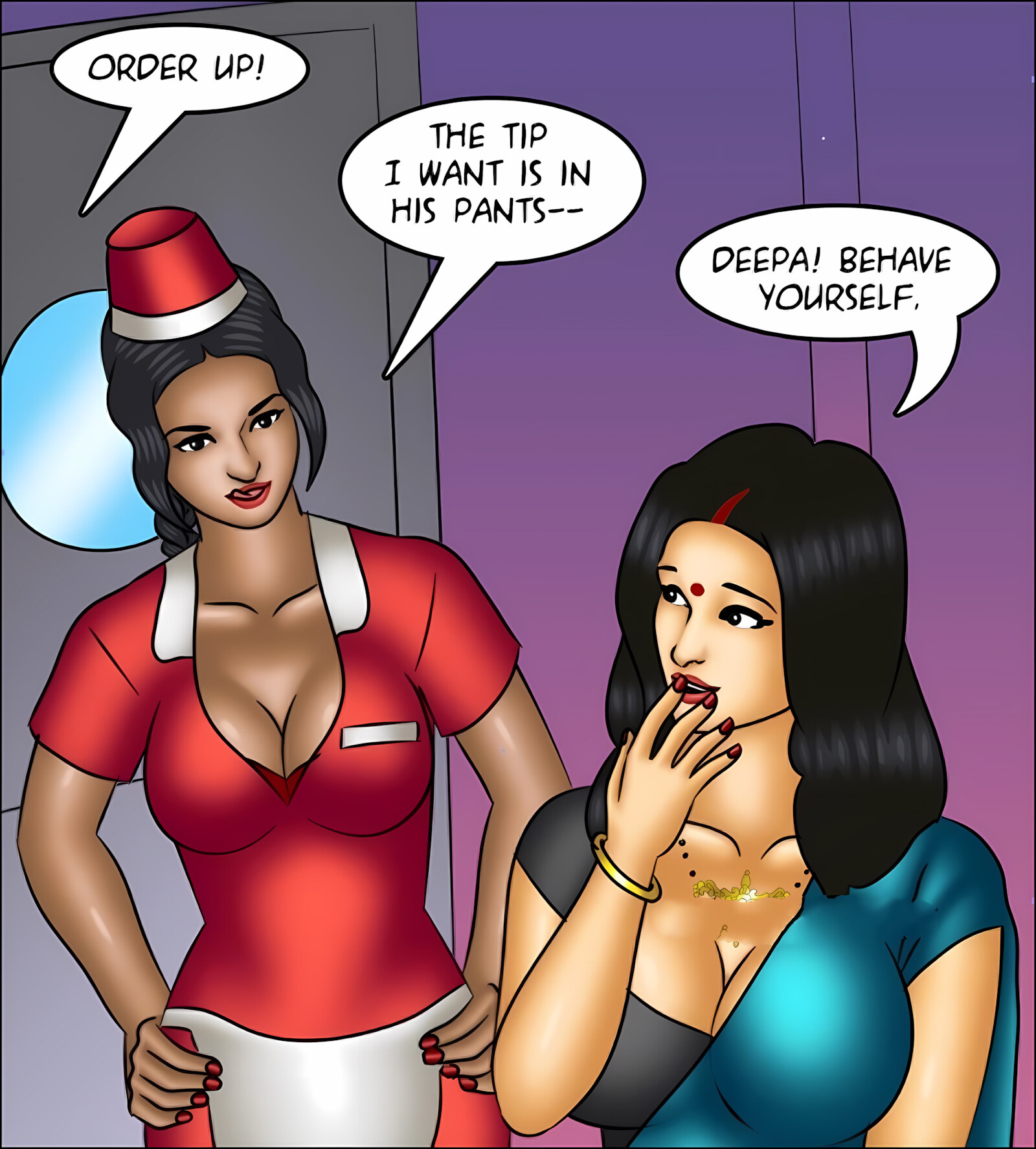 Savita Bhabhi 141-153 [Kirtu], Savita Bhabhi 141 - The Artist's Muse, page 6 of 142