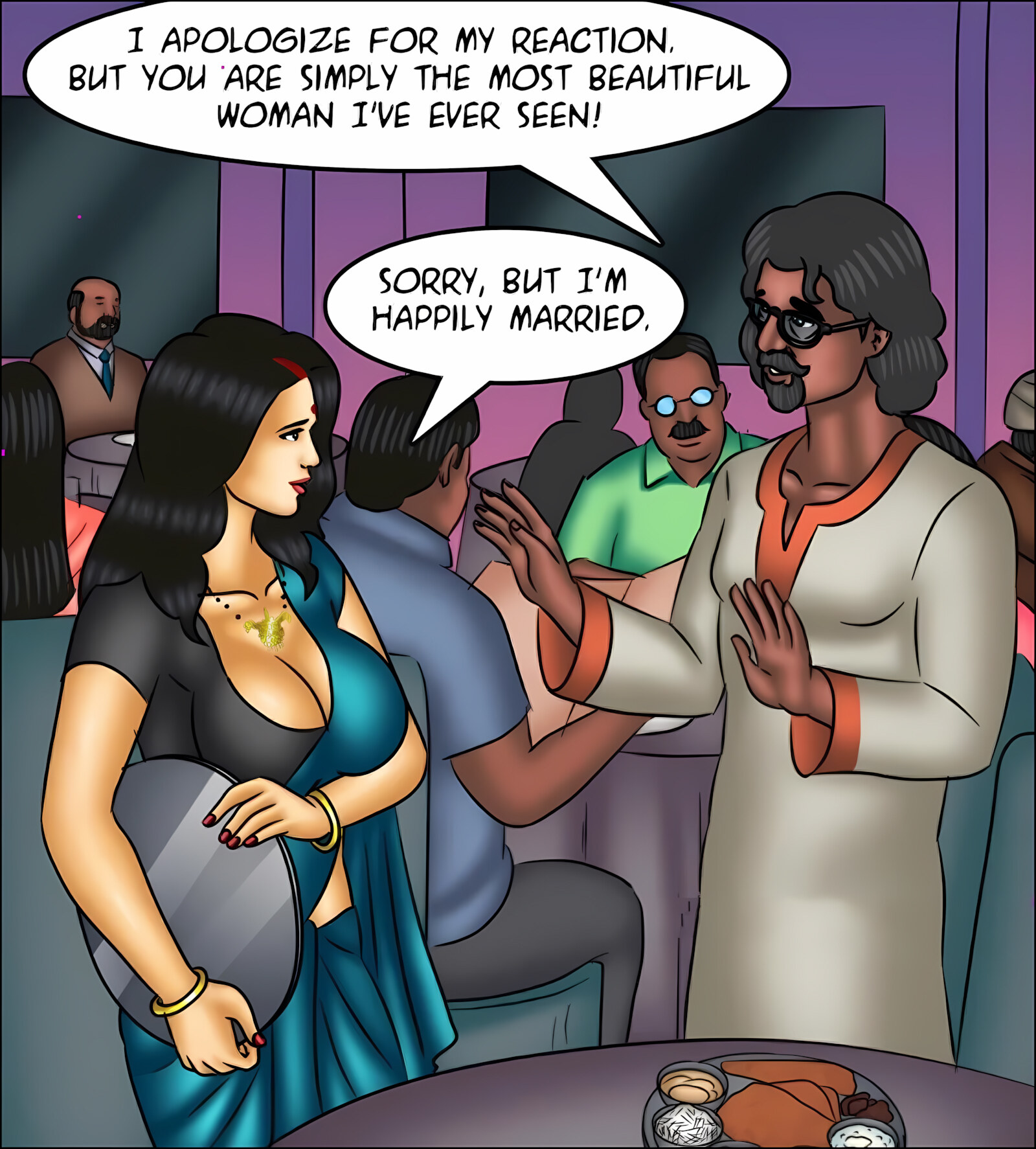 Savita Bhabhi 141-153 [Kirtu], Savita Bhabhi 141 - The Artist's Muse, page 10 of 142