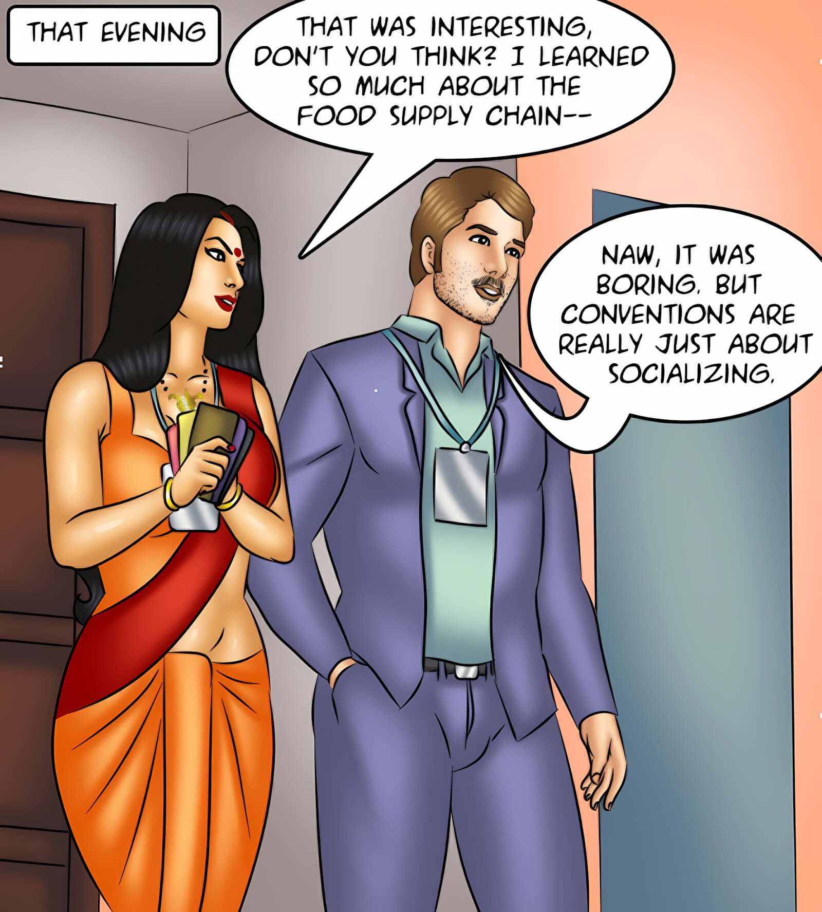 Savita Bhabhi 111-120 [Kirtu], Savita Bhabhi 119 - Revolving Door, page 16 of 143