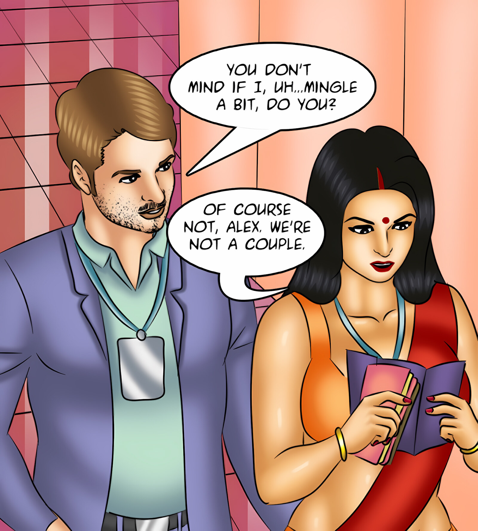 Savita Bhabhi 111-120 [Kirtu], Savita Bhabhi 119 - Revolving Door, page 19 of 143
