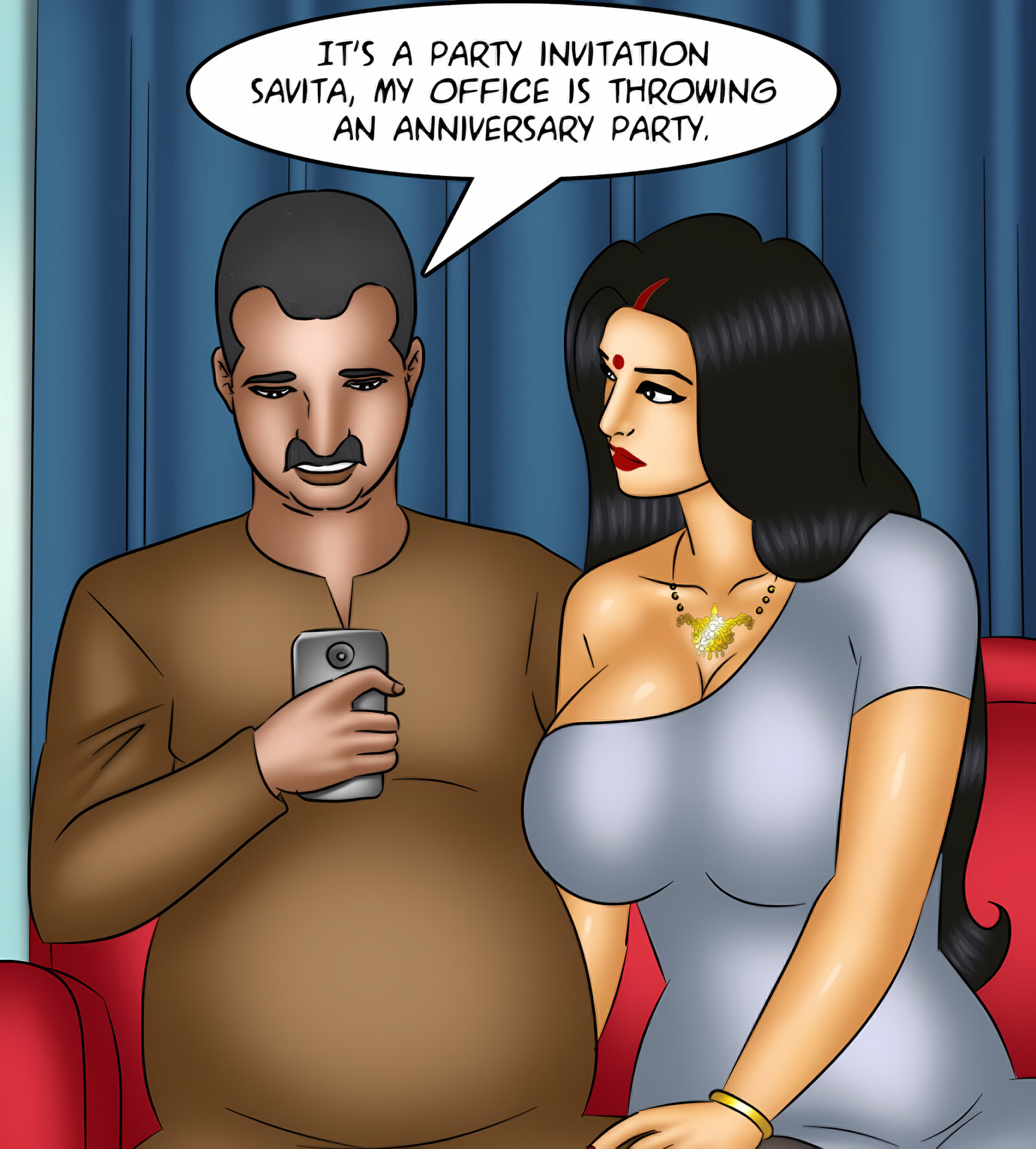 Savita Bhabhi 111-120 [Kirtu], Savita Bhabhi 118 - The Mis-Adeventures of Scarlet Queen, page 5 of 140