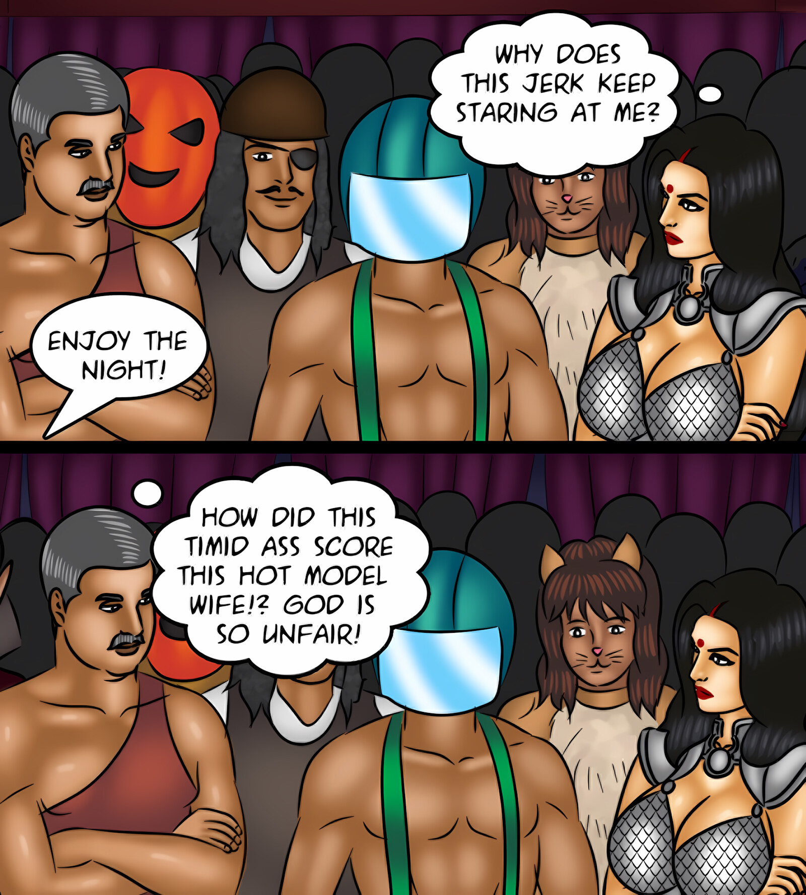 Savita Bhabhi 111-120 [Kirtu], Savita Bhabhi 118 - The Mis-Adeventures of Scarlet Queen, page 57 of 140