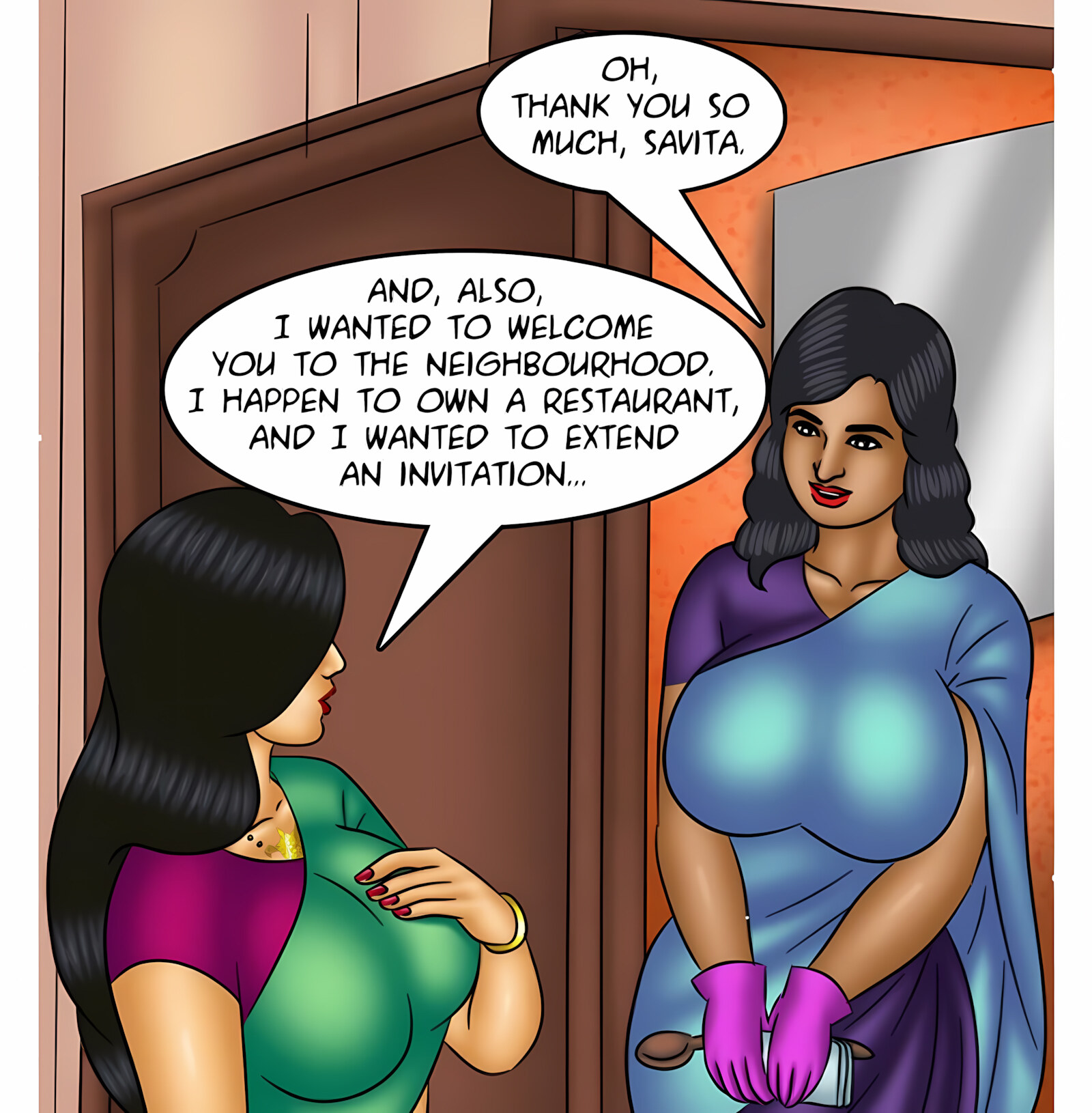 Savita Bhabhi 111-120 [Kirtu], Savita Bhabhi 117 - The Milf Next Door, page 36 of 141
