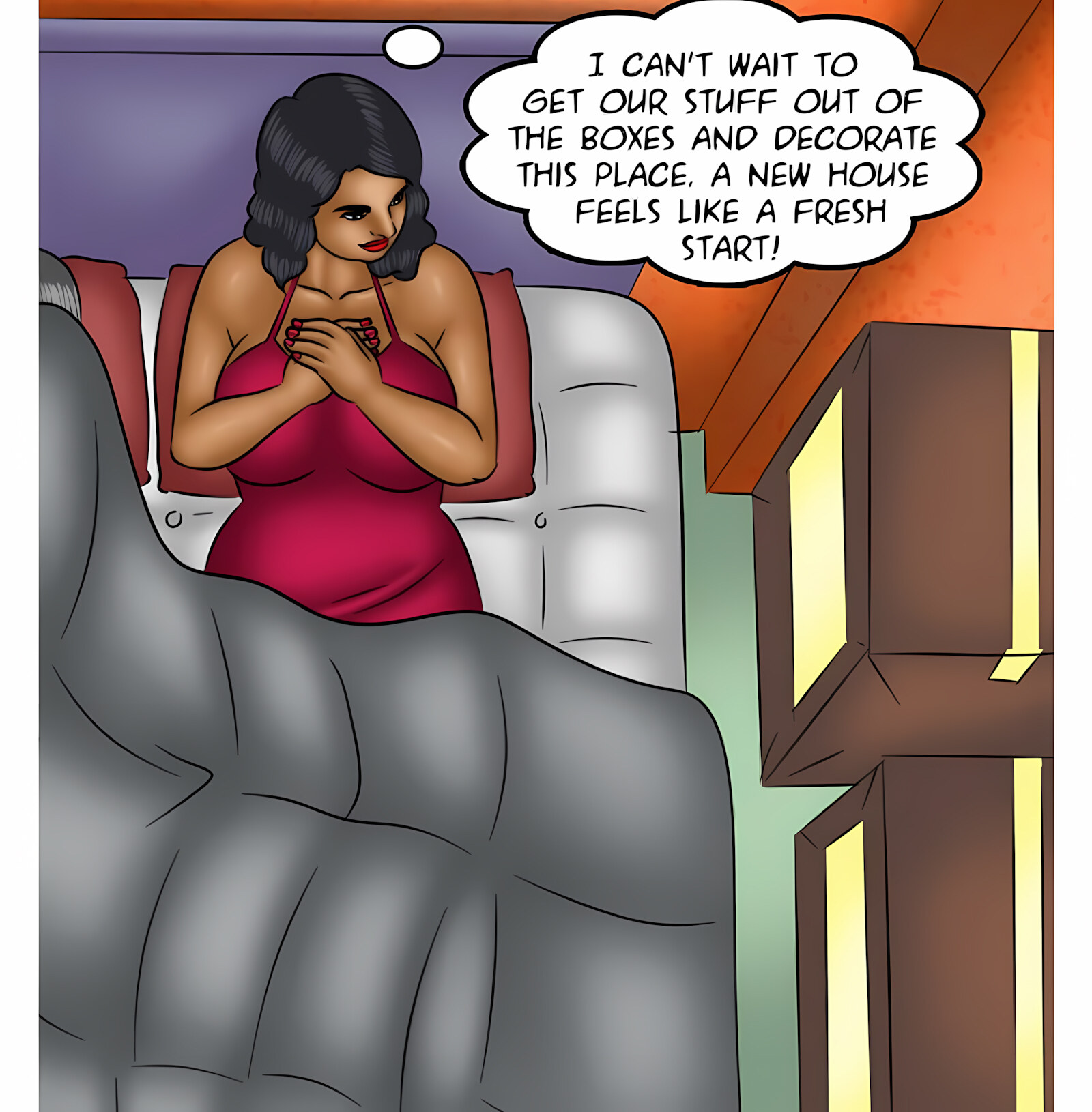 Savita Bhabhi 111-120 [Kirtu], Savita Bhabhi 117 - The Milf Next Door, page 5 of 141