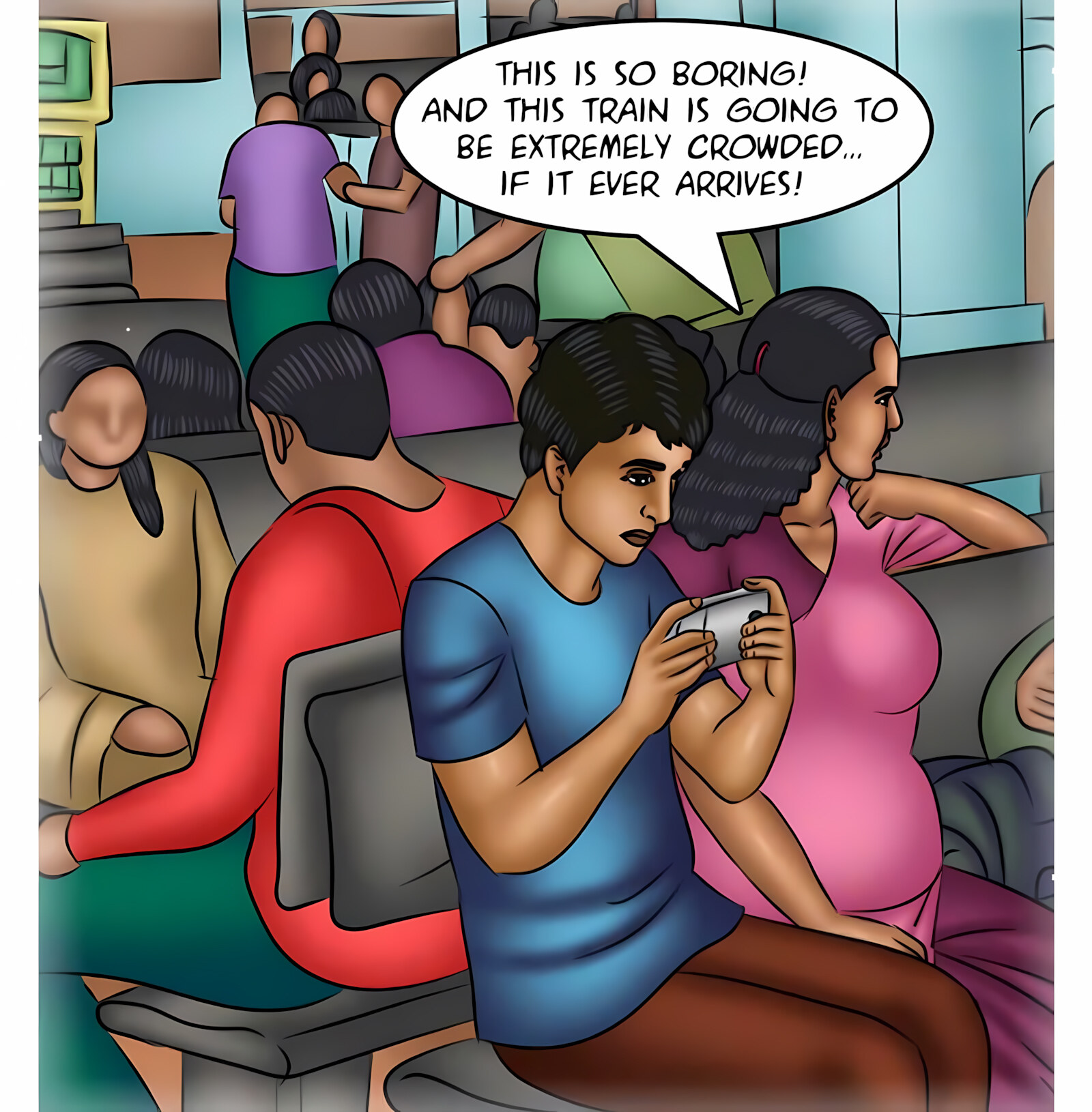 Savita Bhabhi 111-120 [Kirtu], Savita Bhabhi 116 - Night Train, page 2 of 137