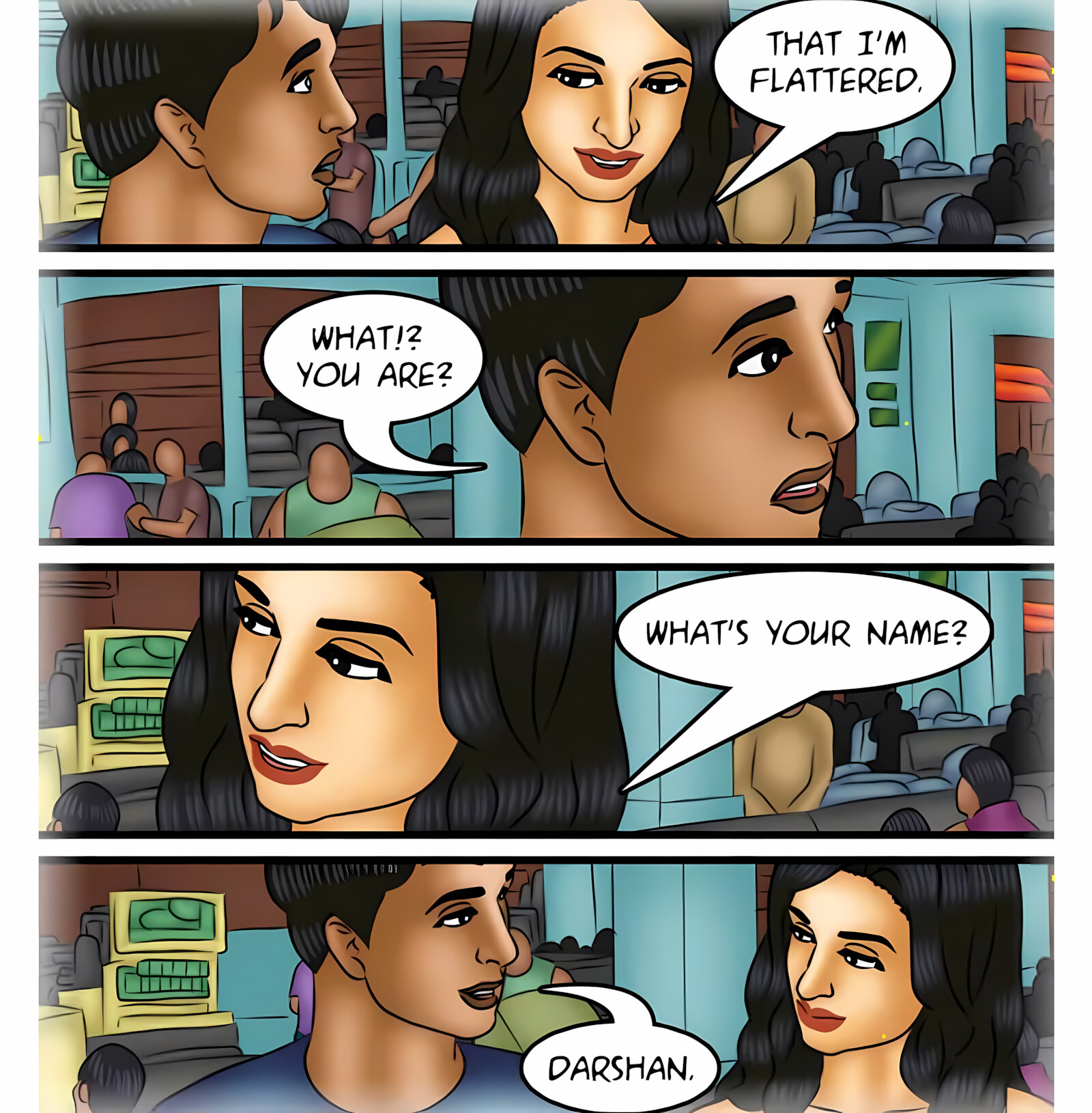 Savita Bhabhi 111-120 [Kirtu], Savita Bhabhi 116 - Night Train, page 12 of 137