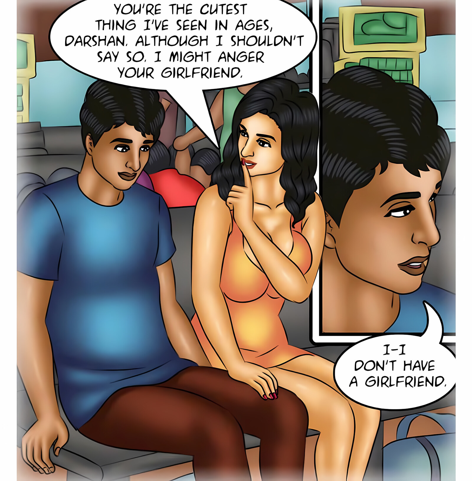 Savita Bhabhi 111-120 [Kirtu], Savita Bhabhi 116 - Night Train, page 13 of 137