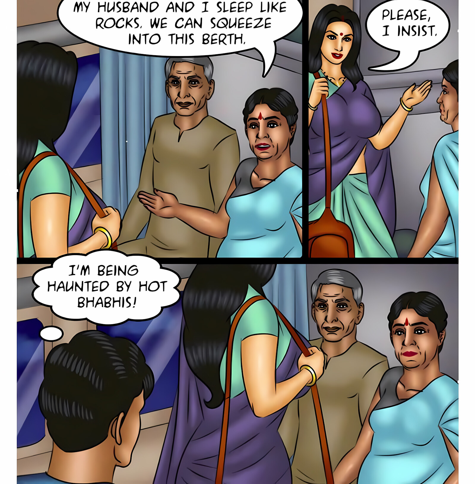 Savita Bhabhi 111-120 [Kirtu], Savita Bhabhi 116 - Night Train, page 42 of 137