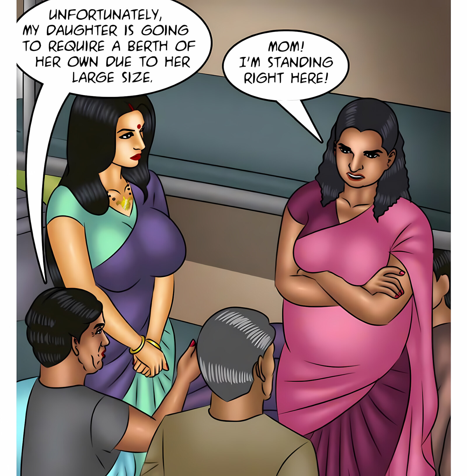 Savita Bhabhi 111-120 [Kirtu], Savita Bhabhi 116 - Night Train, page 43 of 137