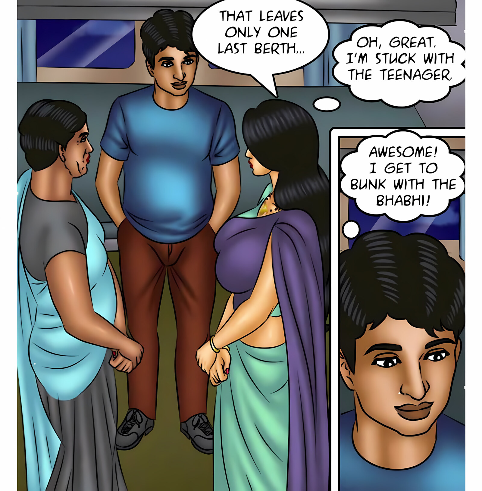 Savita Bhabhi 111-120 [Kirtu], Savita Bhabhi 116 - Night Train, page 44 of 137
