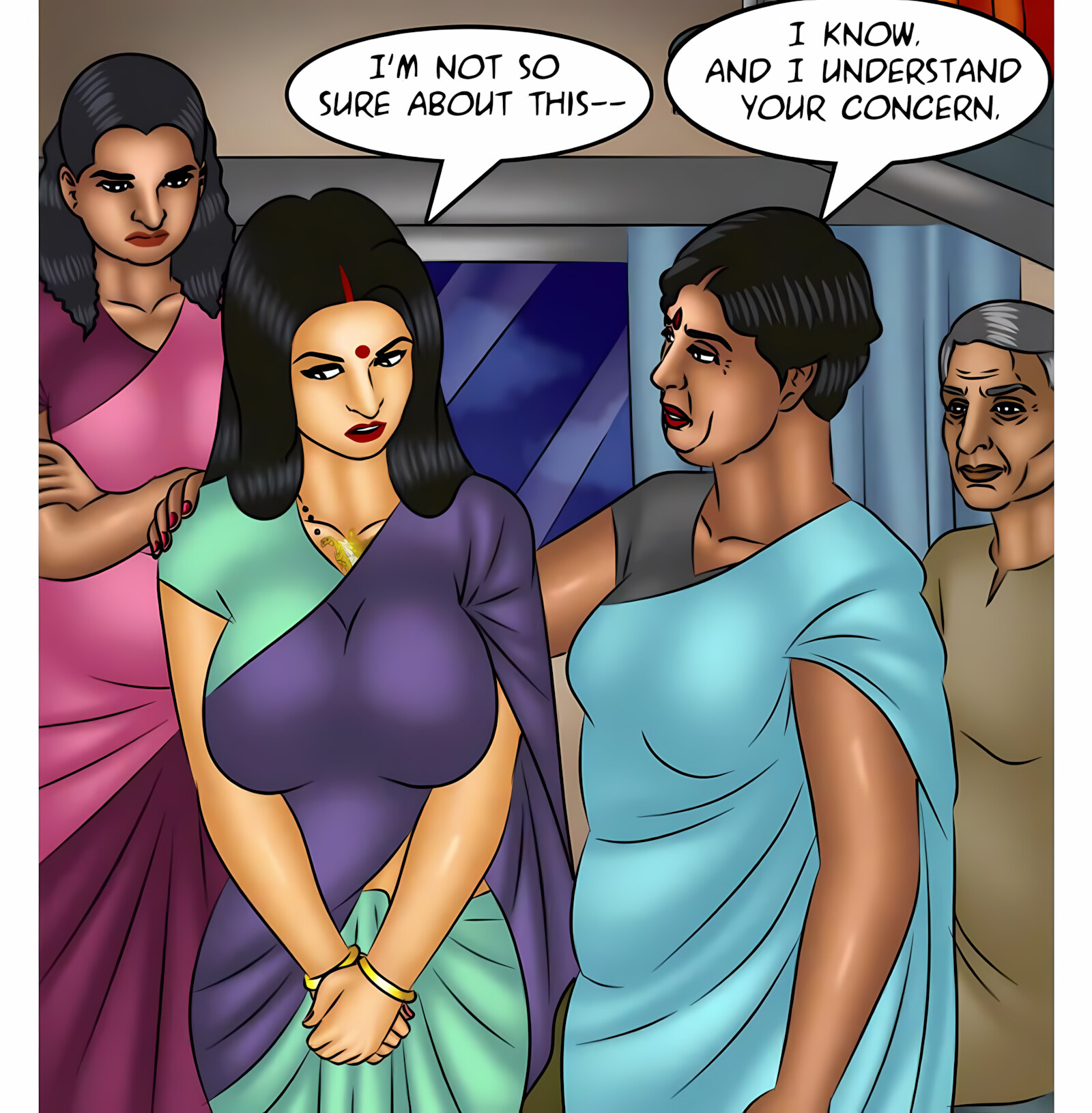 Savita Bhabhi 111-120 [Kirtu], Savita Bhabhi 116 - Night Train, page 45 of 137