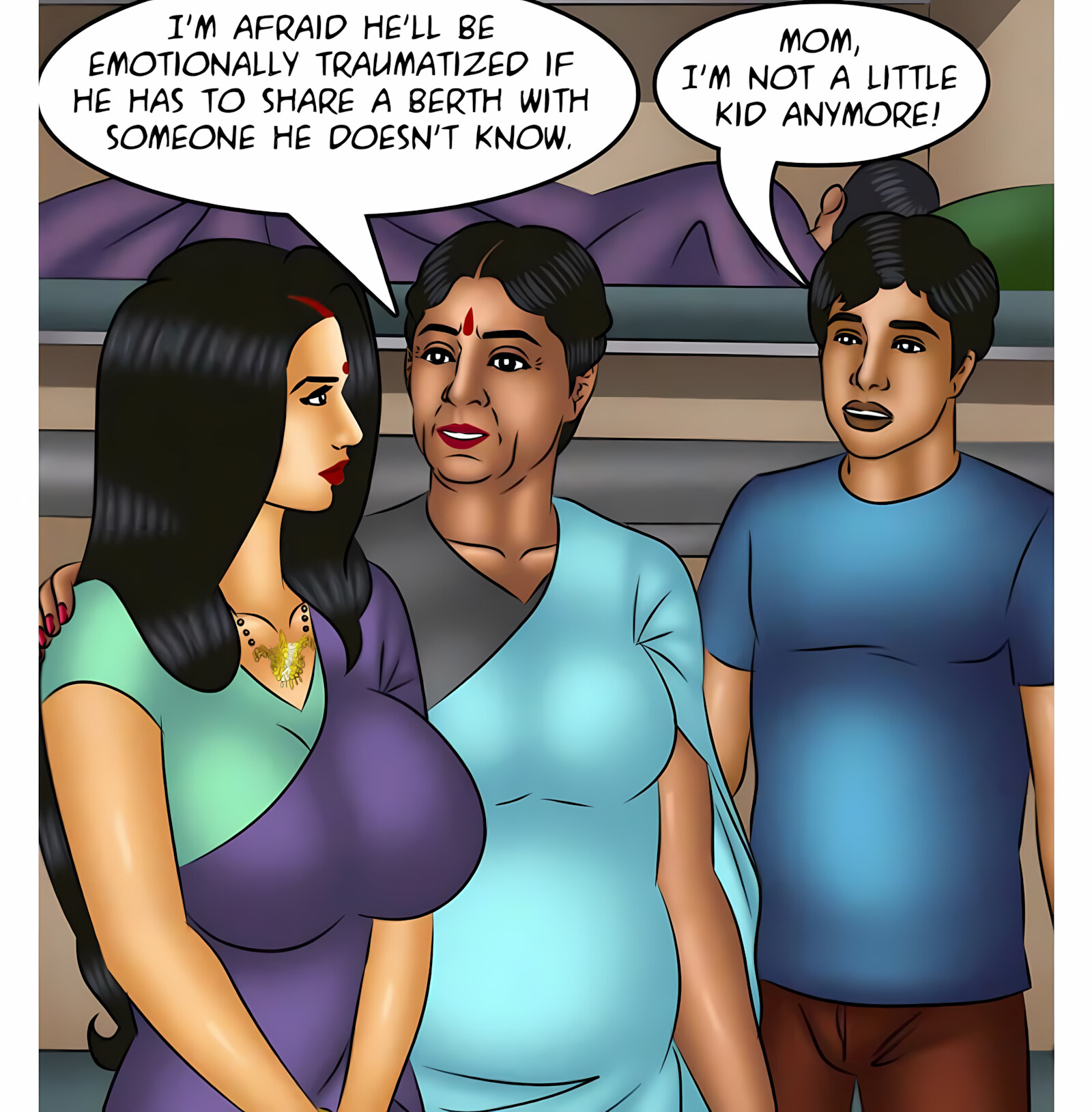 Savita Bhabhi 111-120 [Kirtu], Savita Bhabhi 116 - Night Train, page 47 of 137