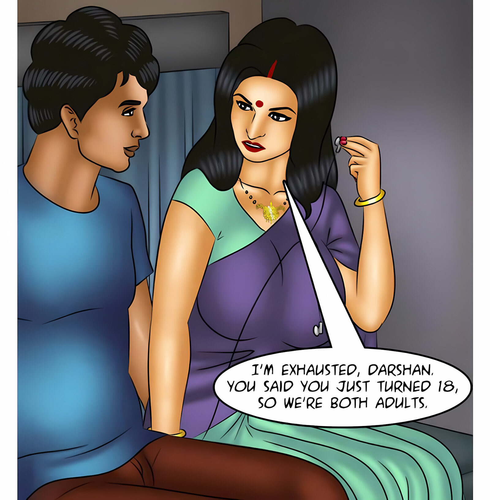 Savita Bhabhi 111-120 [Kirtu], Savita Bhabhi 116 - Night Train, page 71 of 137