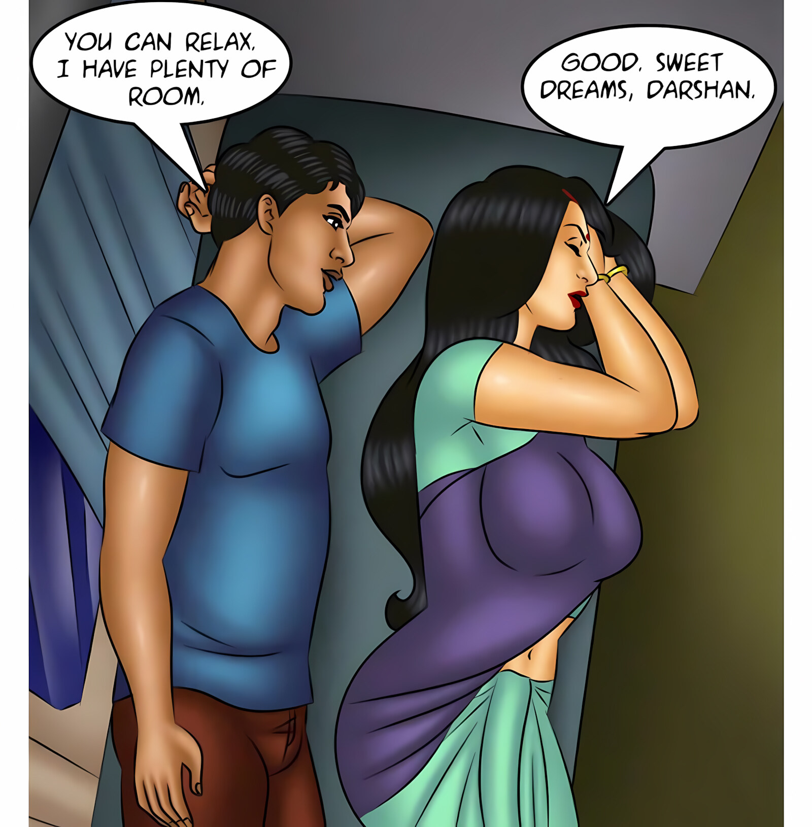 Savita Bhabhi 111-120 [Kirtu], Savita Bhabhi 116 - Night Train, page 75 of 137