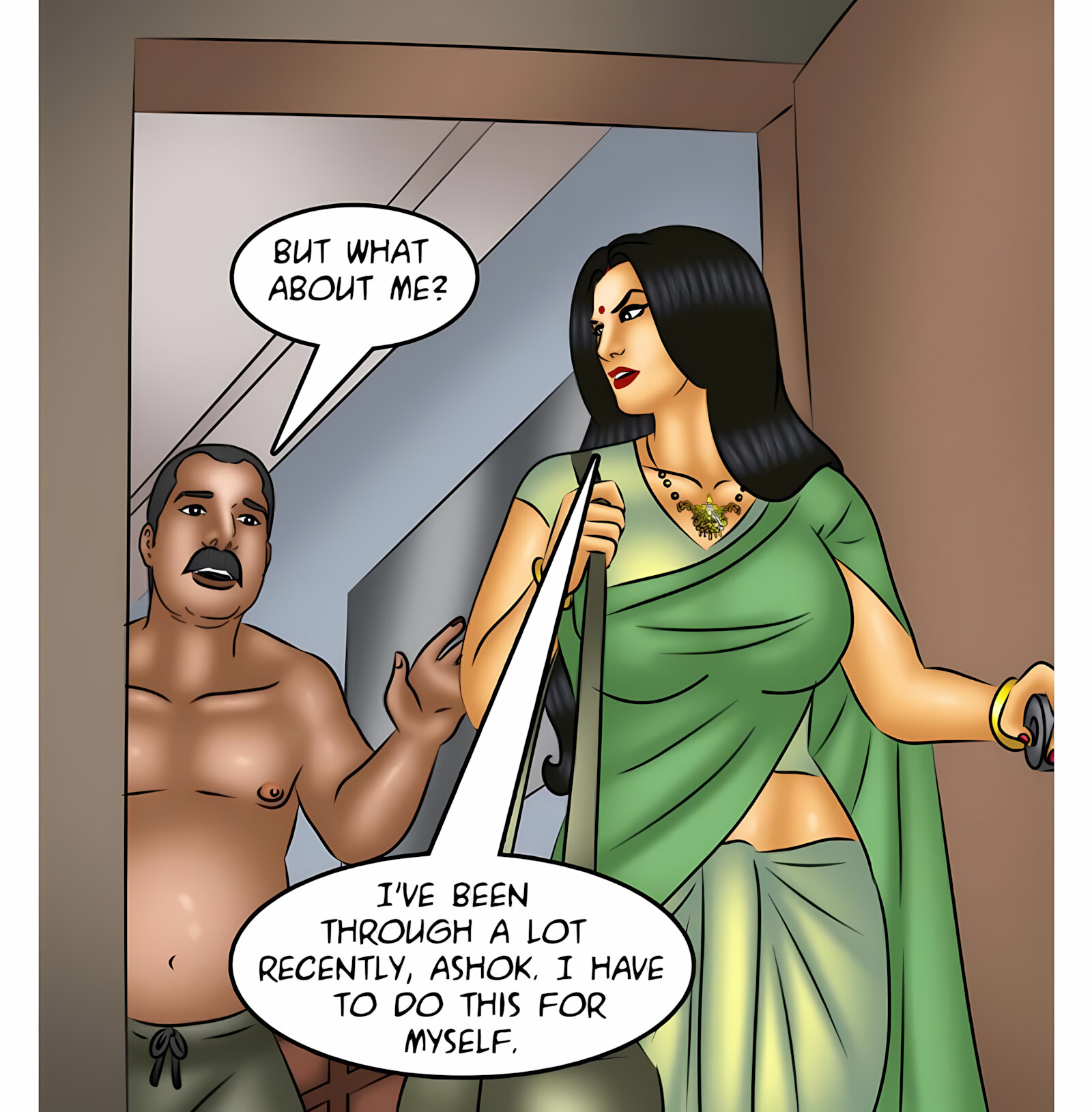 Savita Bhabhi 111-120 [Kirtu], Savita Bhabhi 115 - HomeCumming, page 53 of 137