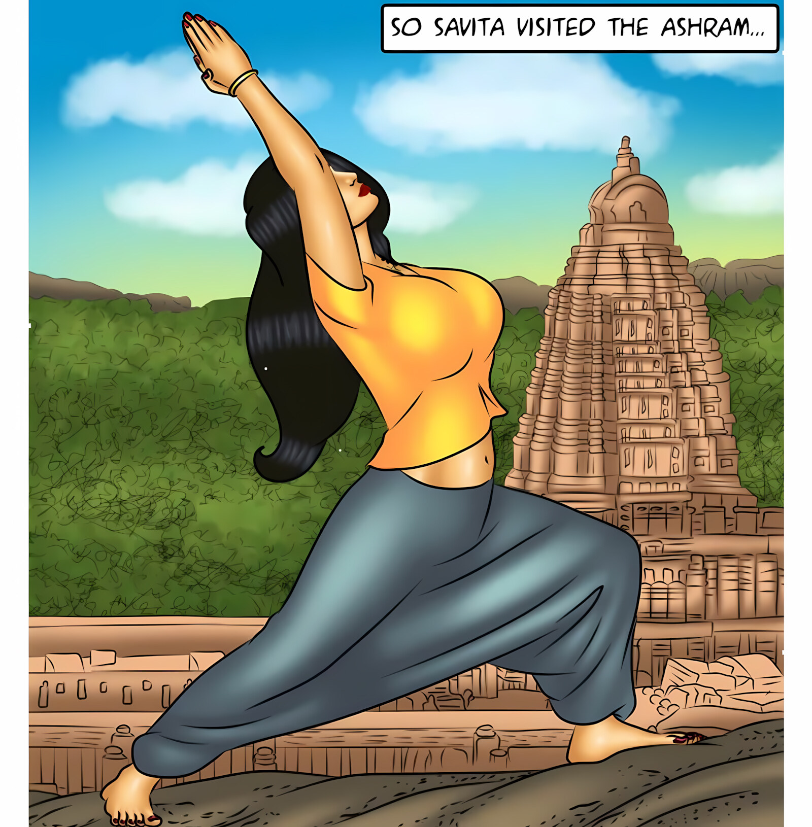 Savita Bhabhi 111-120 [Kirtu], Savita Bhabhi 115 - HomeCumming, page 56 of 137