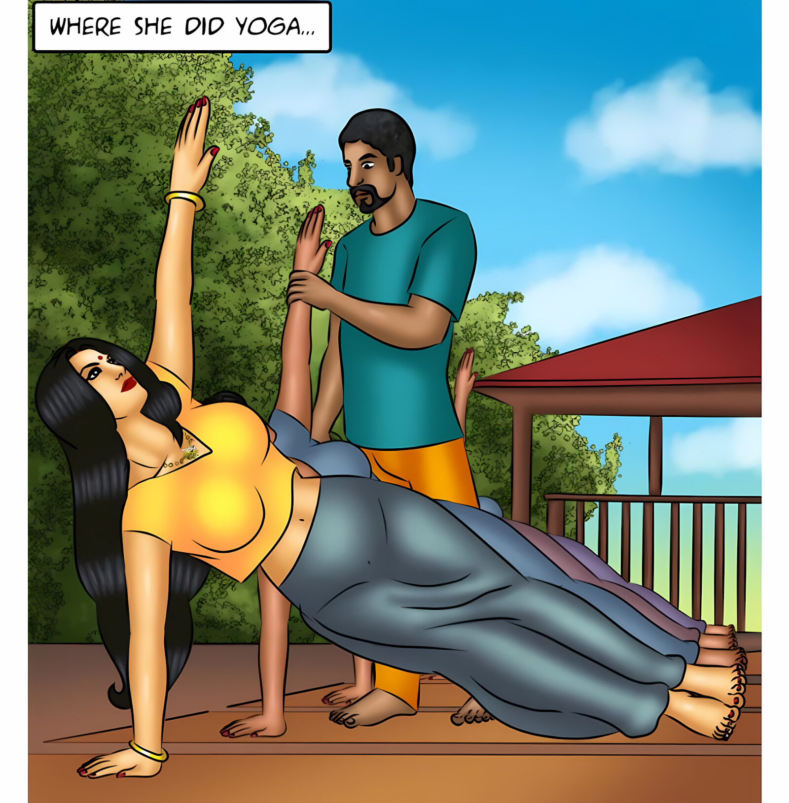 Savita Bhabhi 111-120 [Kirtu], Savita Bhabhi 115 - HomeCumming, page 57 of 137