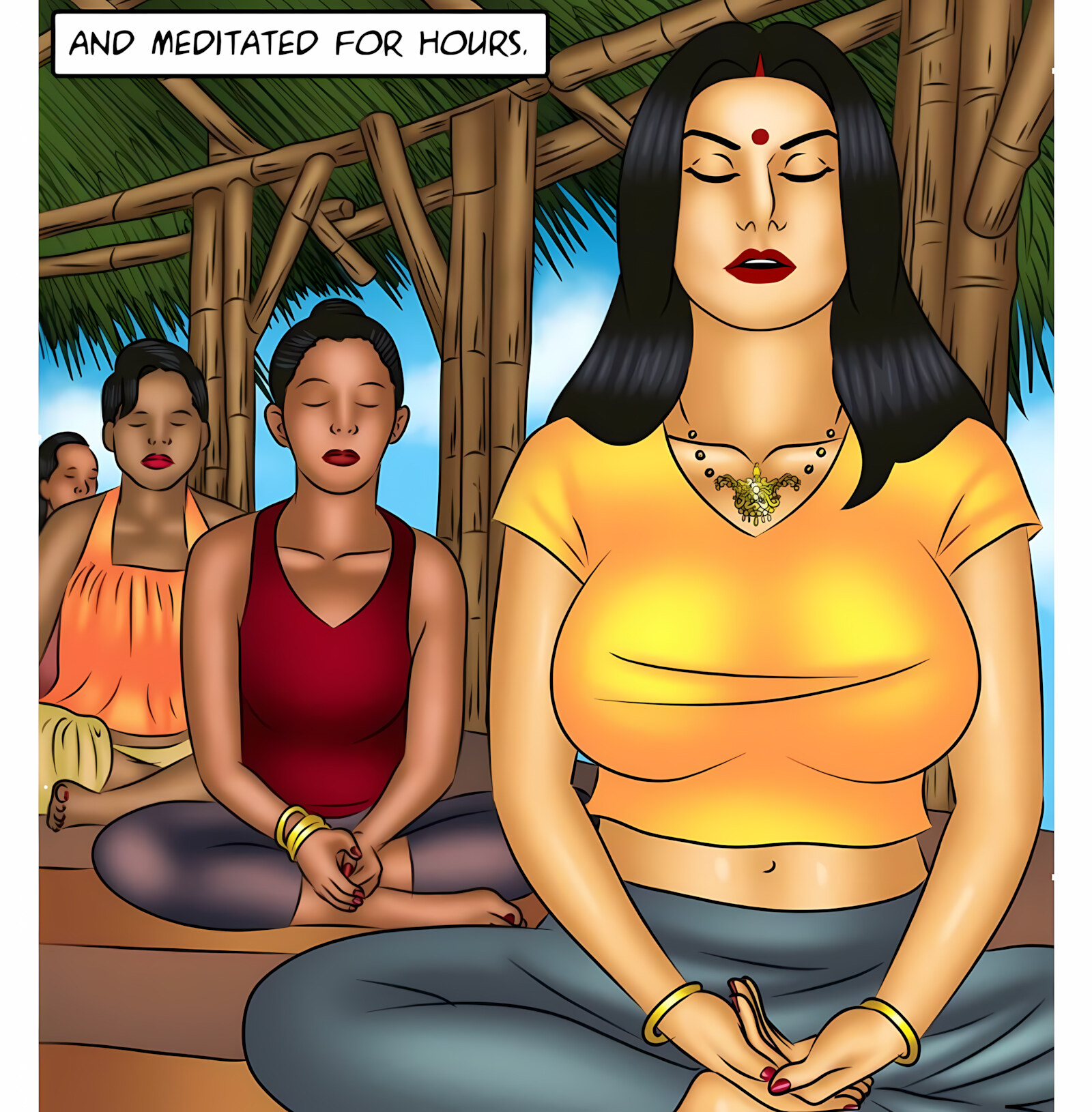 Savita Bhabhi 111-120 [Kirtu], Savita Bhabhi 115 - HomeCumming, page 58 of 137