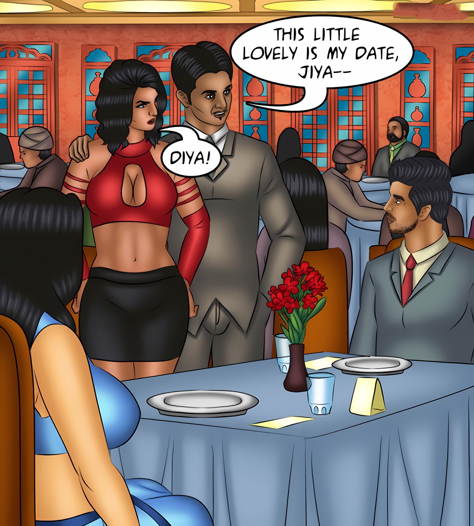 Savita Bhabhi 111-120 [Kirtu], Savita Bhabhi 113 - Revenge Served Hot, page 35 of 140