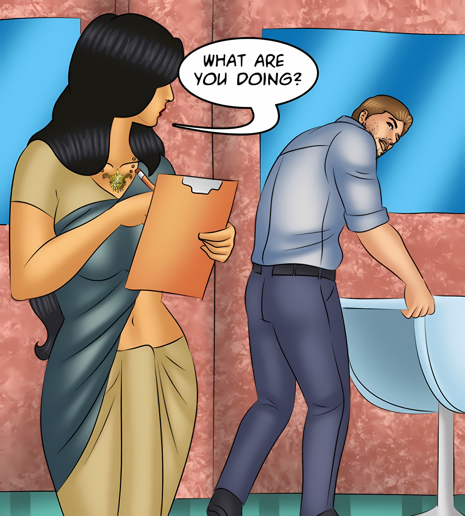 Savita Bhabhi 111-120 [Kirtu], Savita Bhabhi 111 - Valentines Delight, page 44 of 142