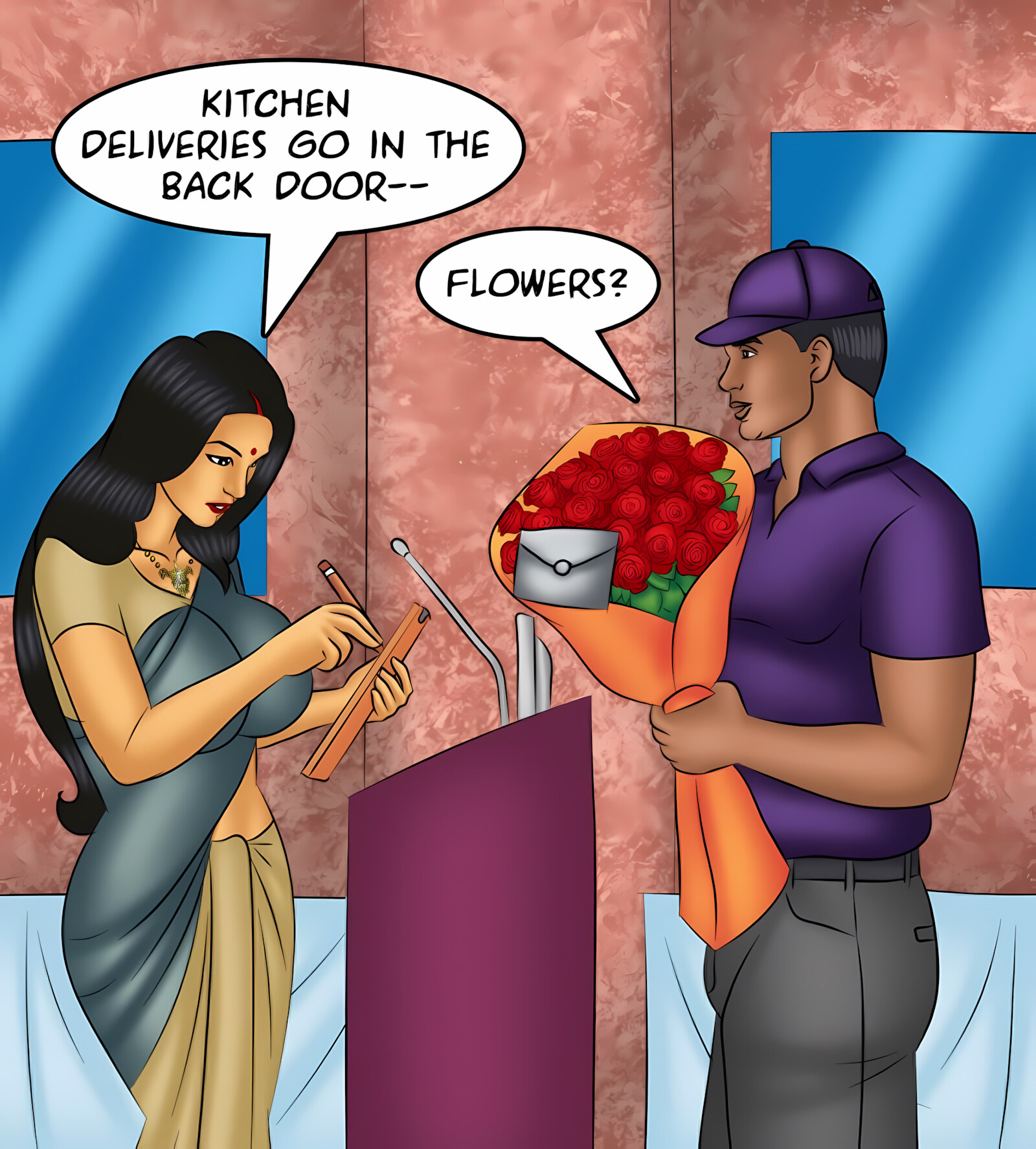 Savita Bhabhi 111-120 [Kirtu], Savita Bhabhi 111 - Valentines Delight, page 49 of 142
